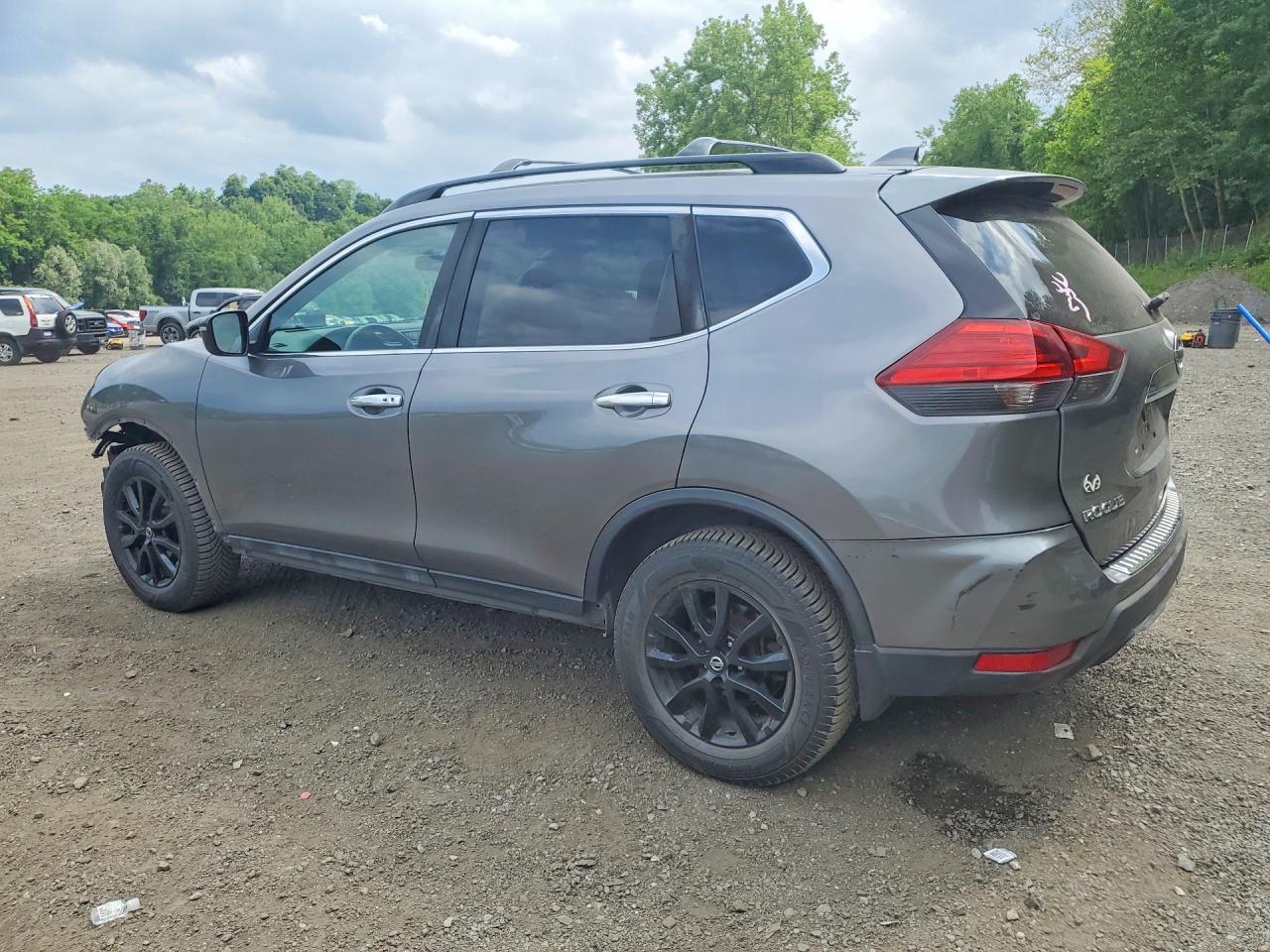 2017 Nissan Rogue Sv Серый vin: 5N1AT2MV0HC821800