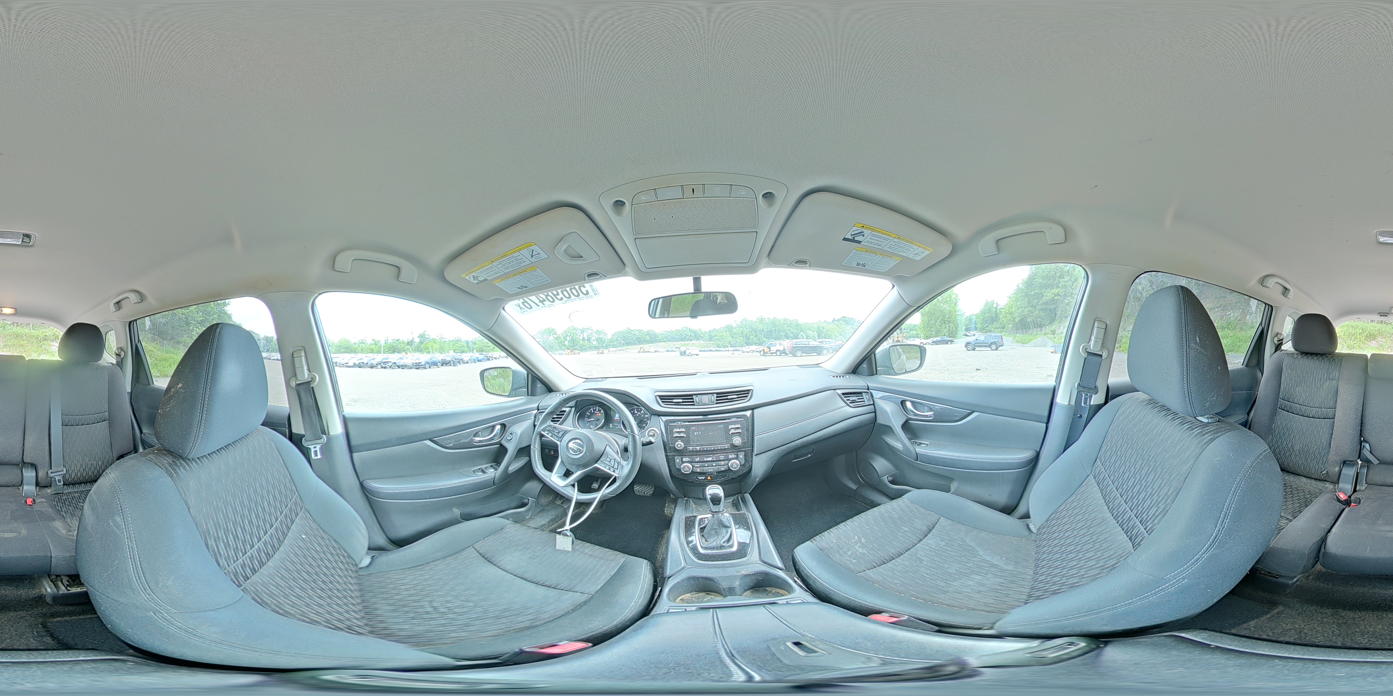 2017 Nissan Rogue Sv Серый vin: 5N1AT2MV0HC821800
