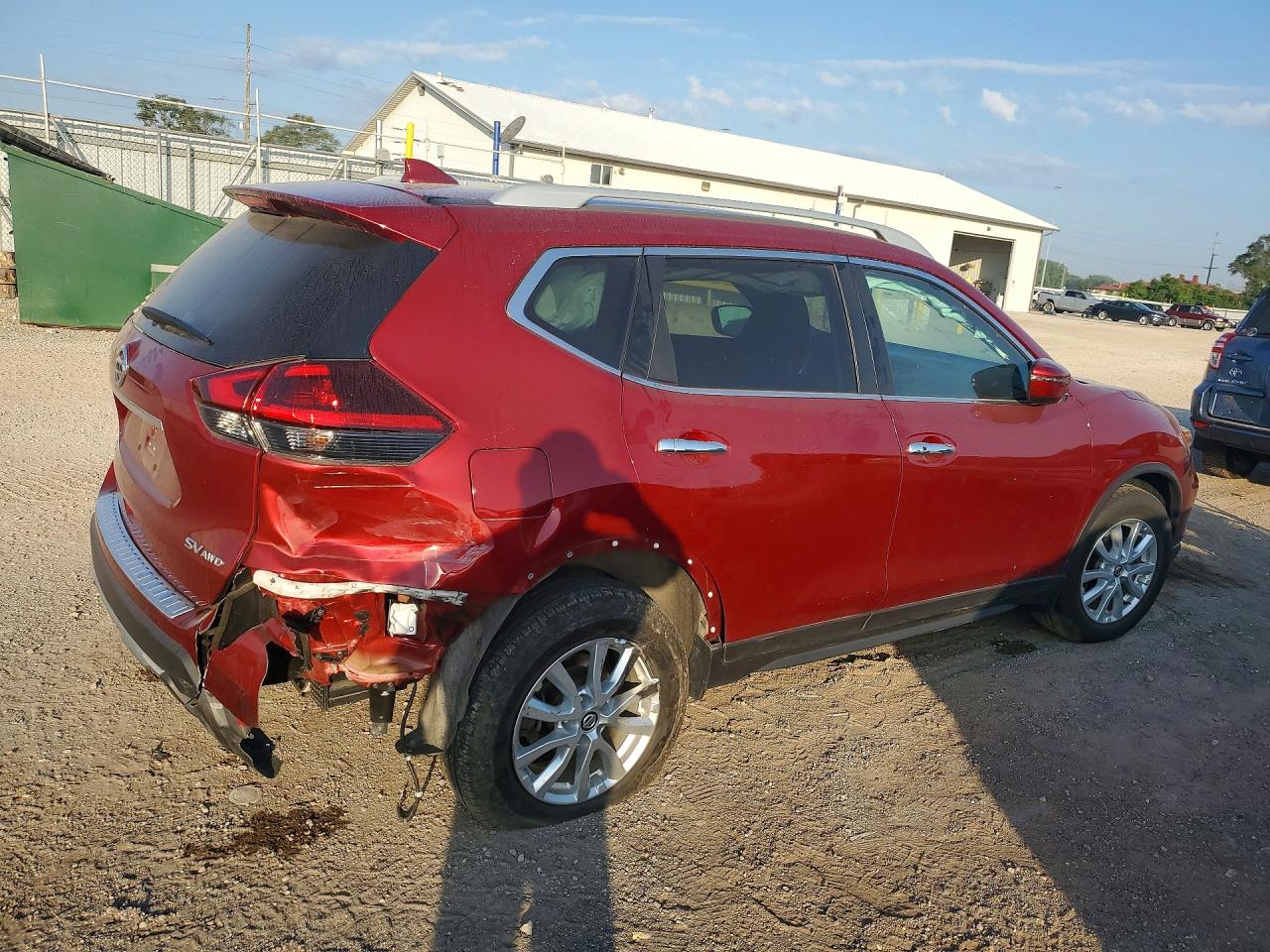 2018 Nissan Rogue Sv Maroon vin: 5N1AT2MV0JC740608