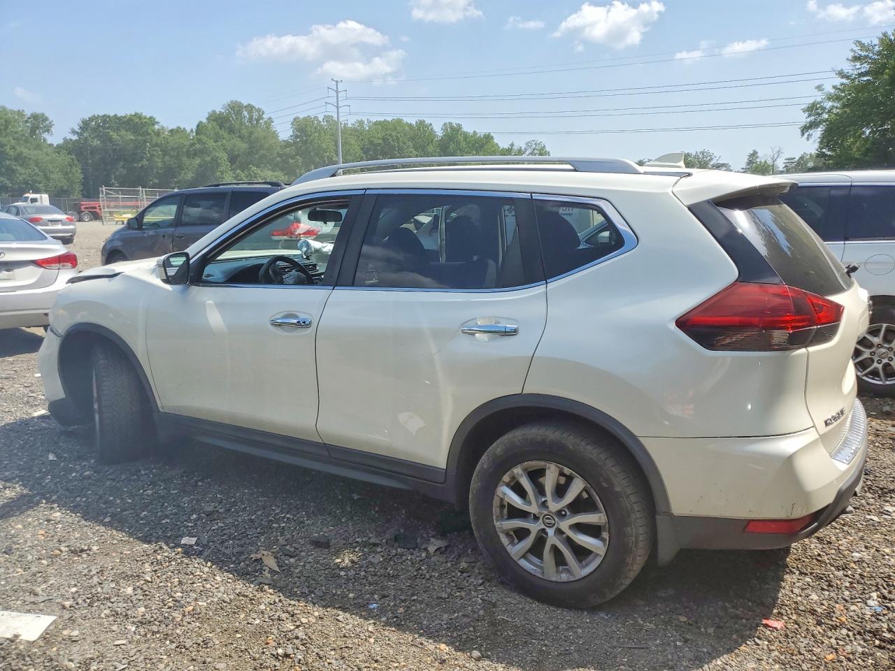 2018 Nissan Rogue Sv White vin: 5N1AT2MV0JC819289