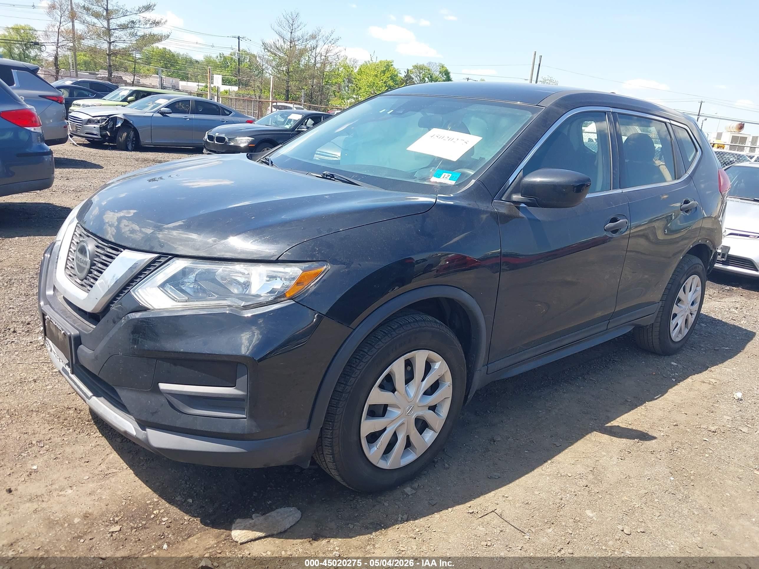 2019 Nissan Rogue S Black vin: 5N1AT2MV0KC809816