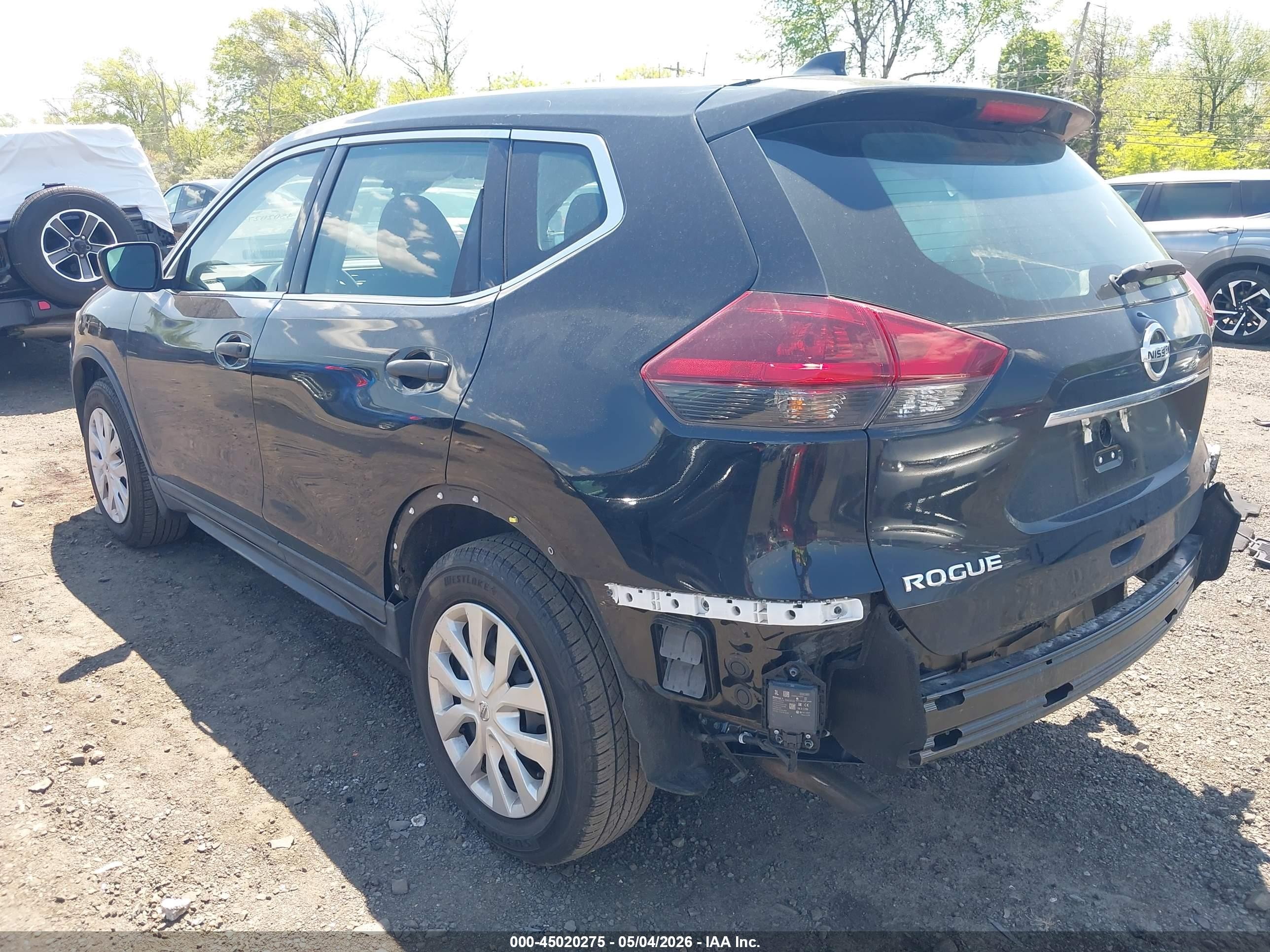 2019 Nissan Rogue S Black vin: 5N1AT2MV0KC809816