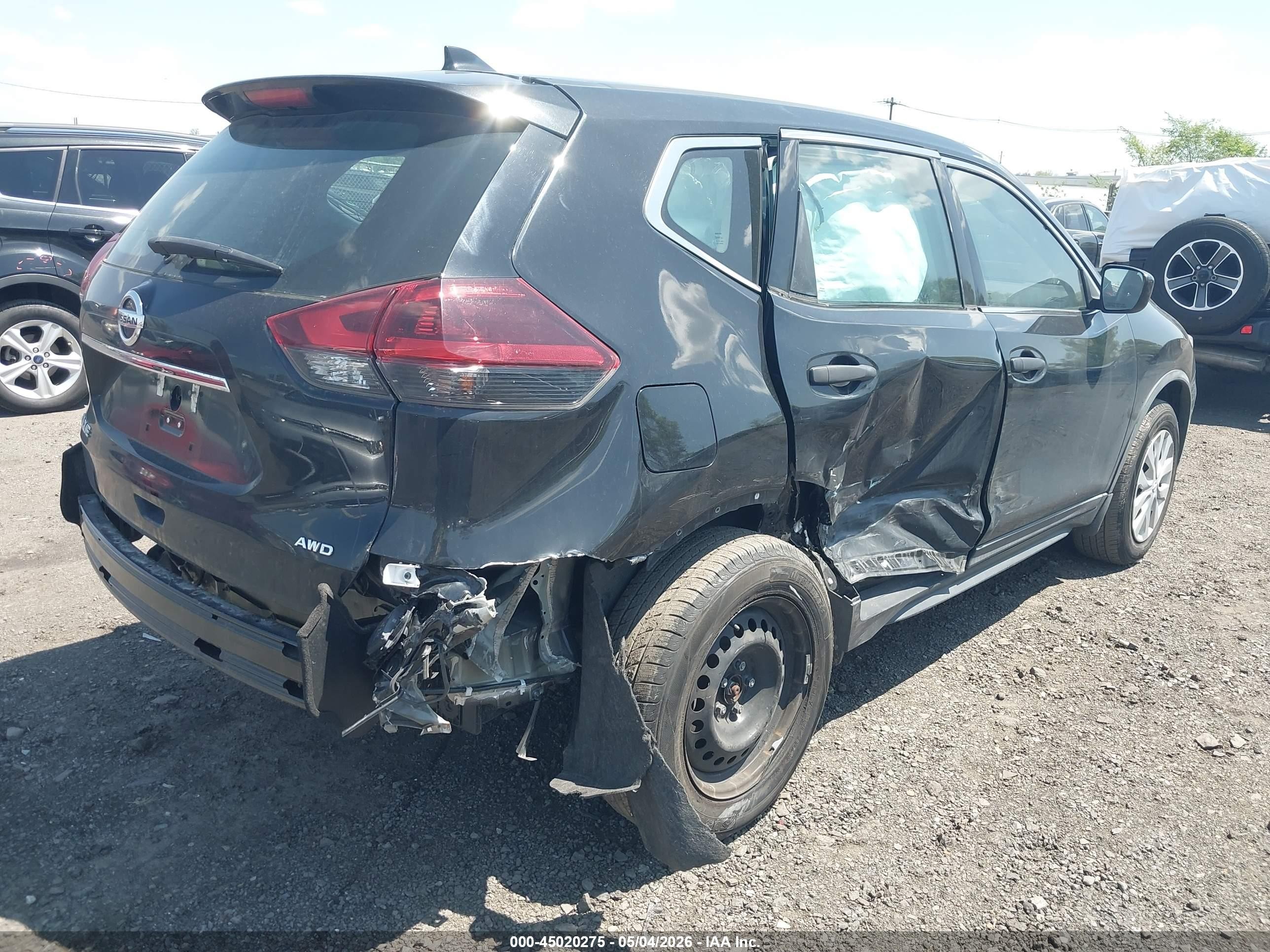 2019 Nissan Rogue S Black vin: 5N1AT2MV0KC809816
