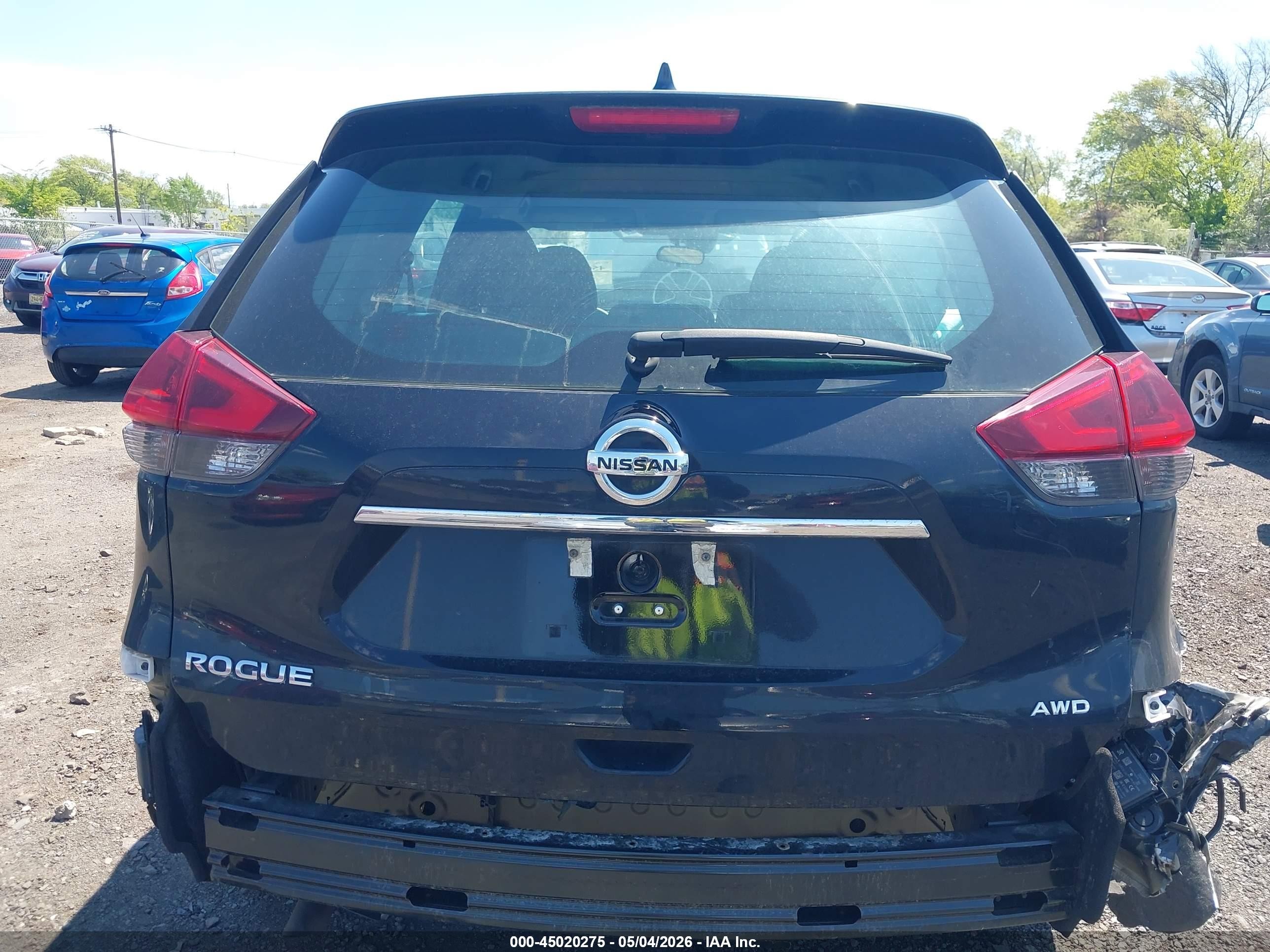 2019 Nissan Rogue S Black vin: 5N1AT2MV0KC809816