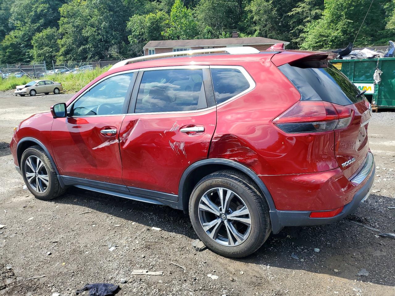 2019 Nissan Rogue Sv Red vin: 5N1AT2MV0KC810982