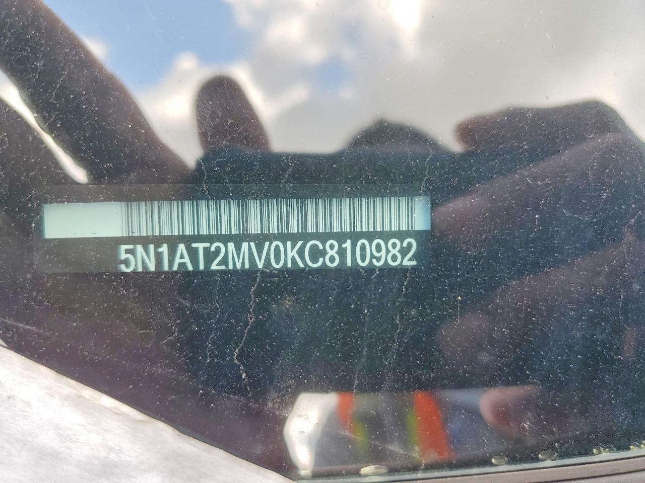 2019 Nissan Rogue Sv Red vin: 5N1AT2MV0KC810982