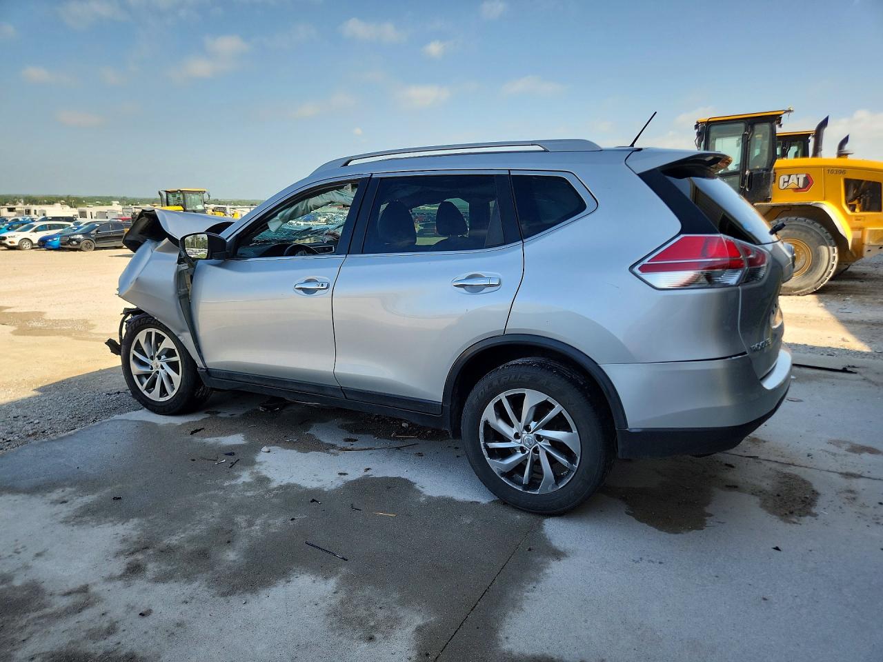 2014 Nissan Rogue Sl Серебряный vin: 5N1AT2MV1EC751512