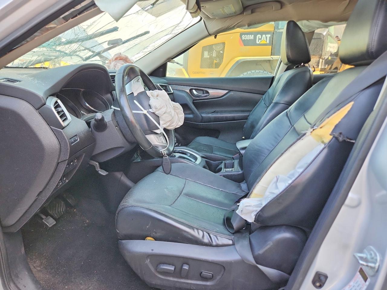 2014 Nissan Rogue Sl Серебряный vin: 5N1AT2MV1EC751512