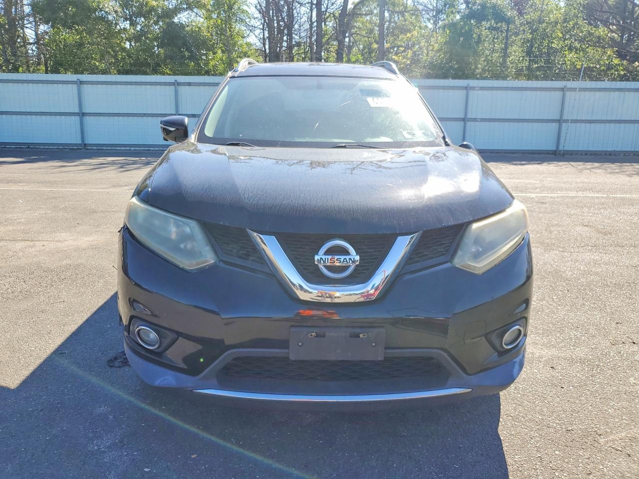 2014 Nissan Rogue Sl Black vin: 5N1AT2MV1EC753776
