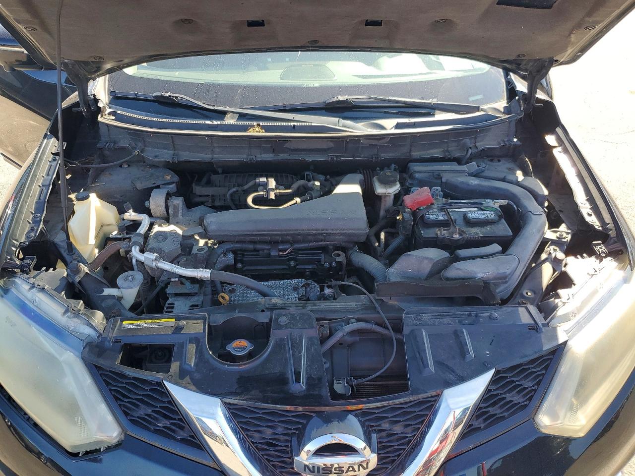 2014 Nissan Rogue Sl Black vin: 5N1AT2MV1EC753776