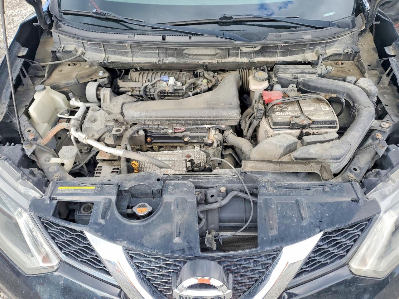 2014 Nissan Rogue Sl Black vin: 5N1AT2MV1EC765524