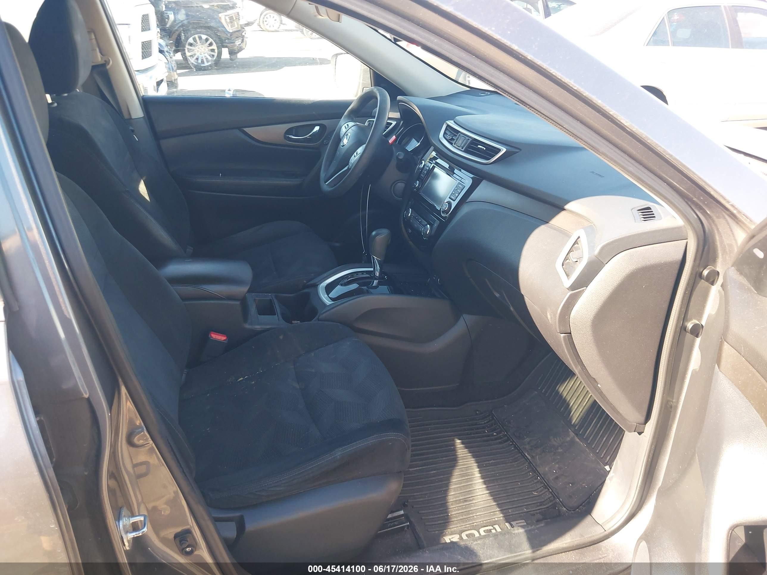 2014 Nissan Rogue Sv Gray vin: 5N1AT2MV1EC772229