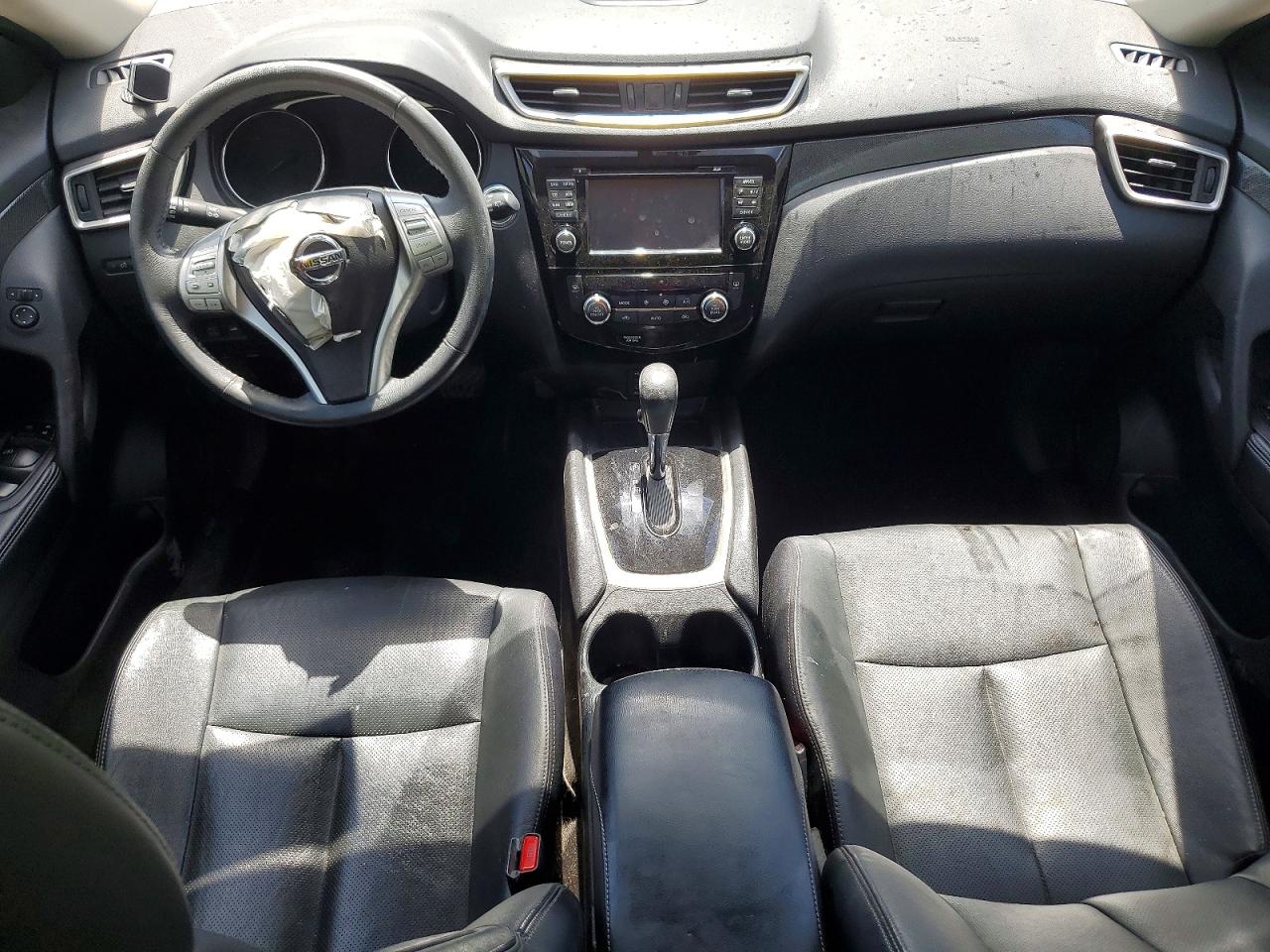 2014 Nissan Rogue Sl Blue vin: 5N1AT2MV1EC779293