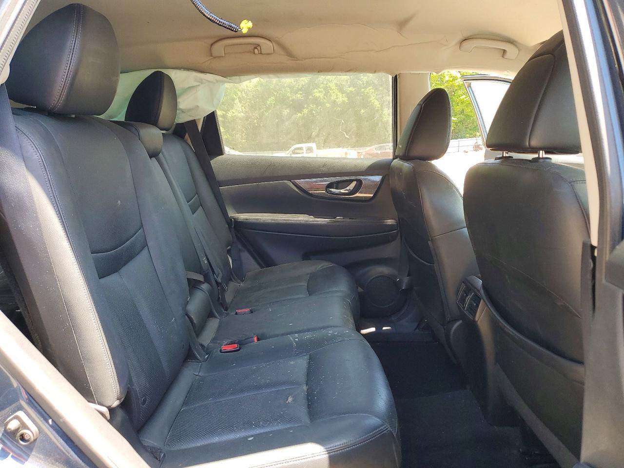 2014 Nissan Rogue Sl Blue vin: 5N1AT2MV1EC779293