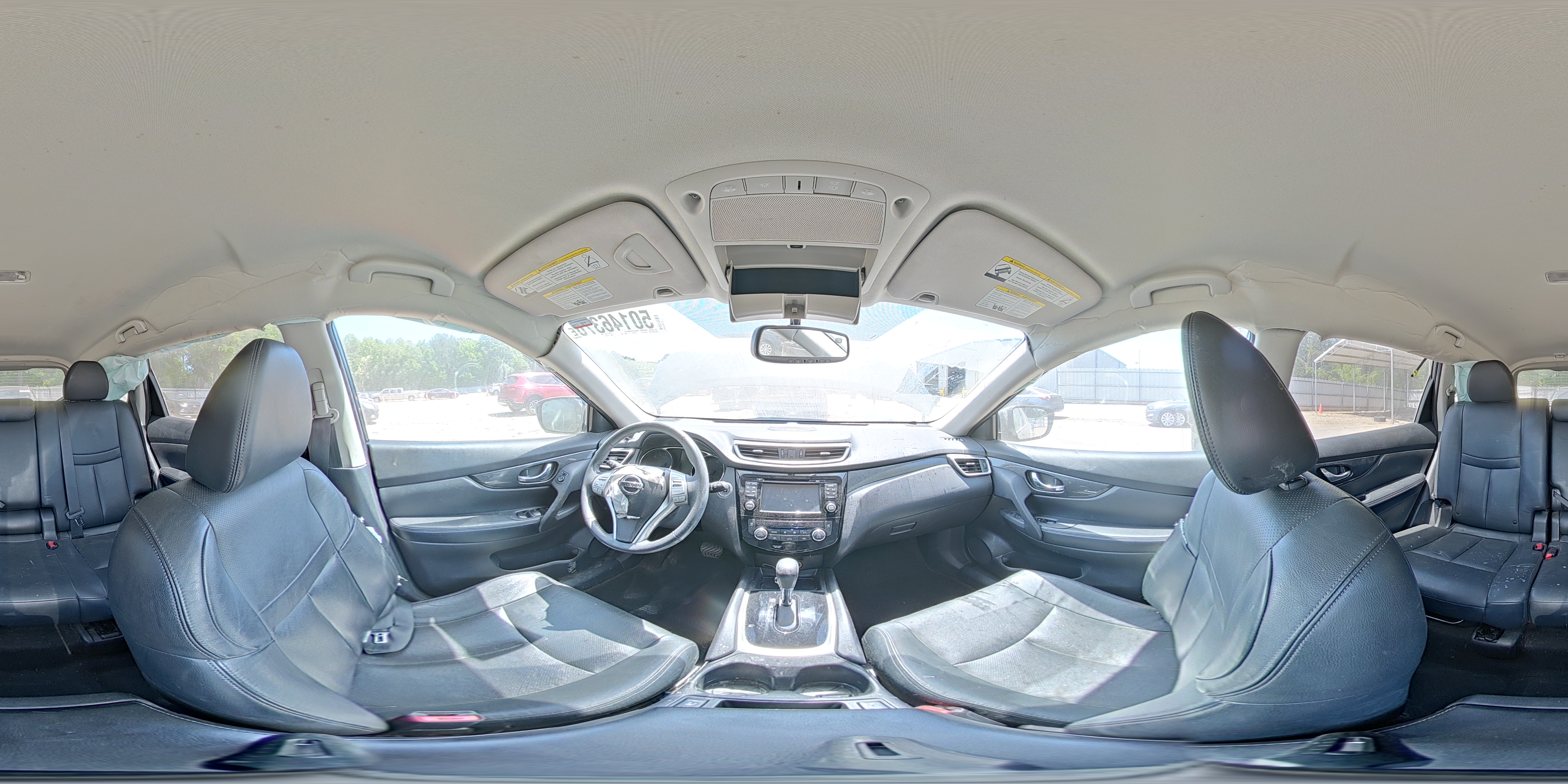 2014 Nissan Rogue Sl Blue vin: 5N1AT2MV1EC779293