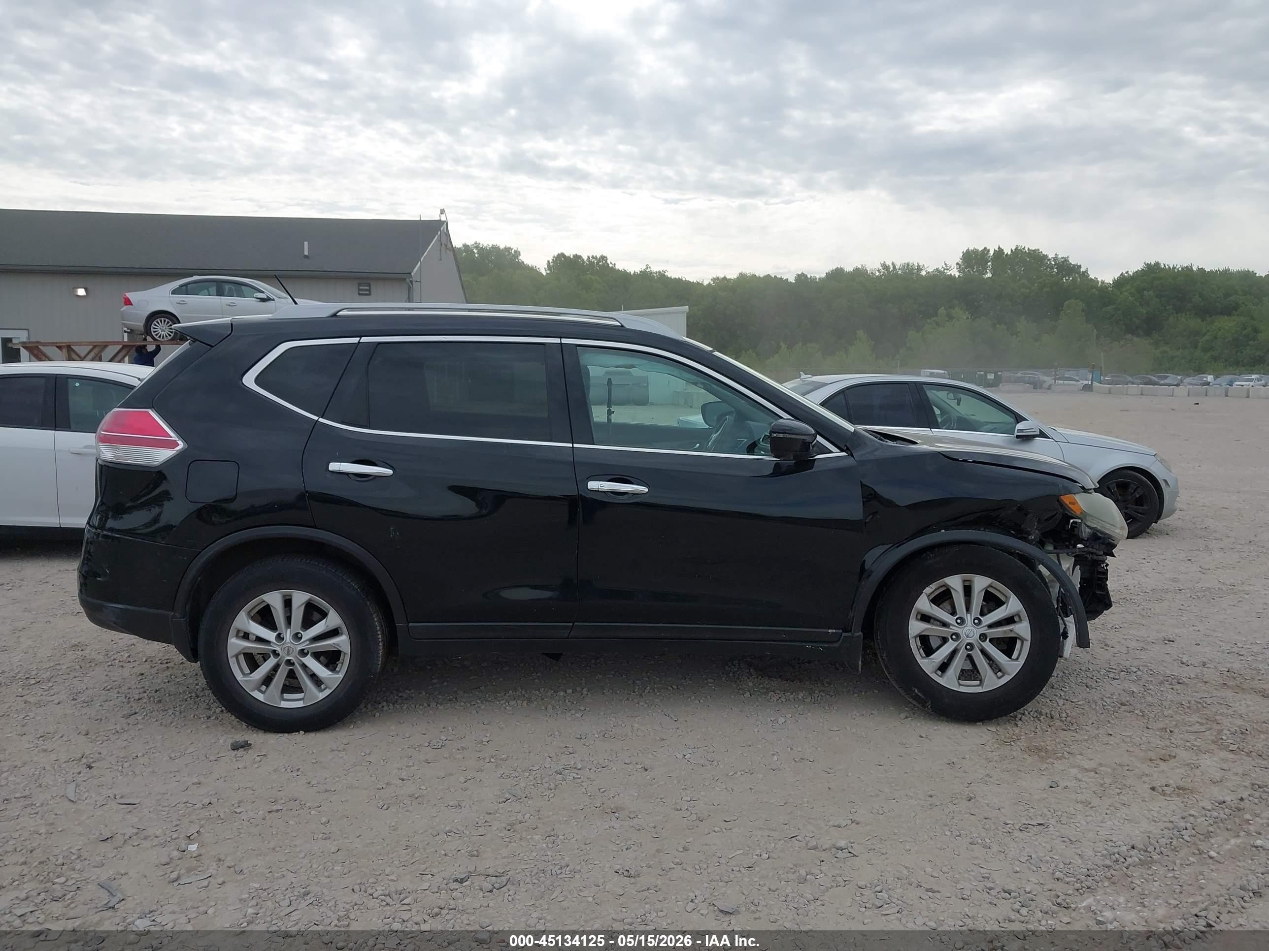 2014 Nissan Rogue Sv Black vin: 5N1AT2MV1EC780153