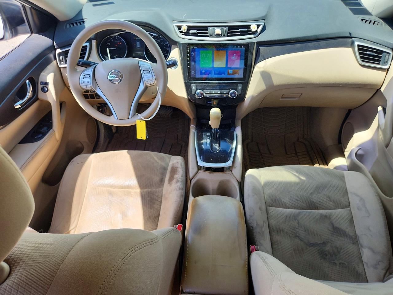 2014 Nissan Rogue Sv White vin: 5N1AT2MV1EC786311