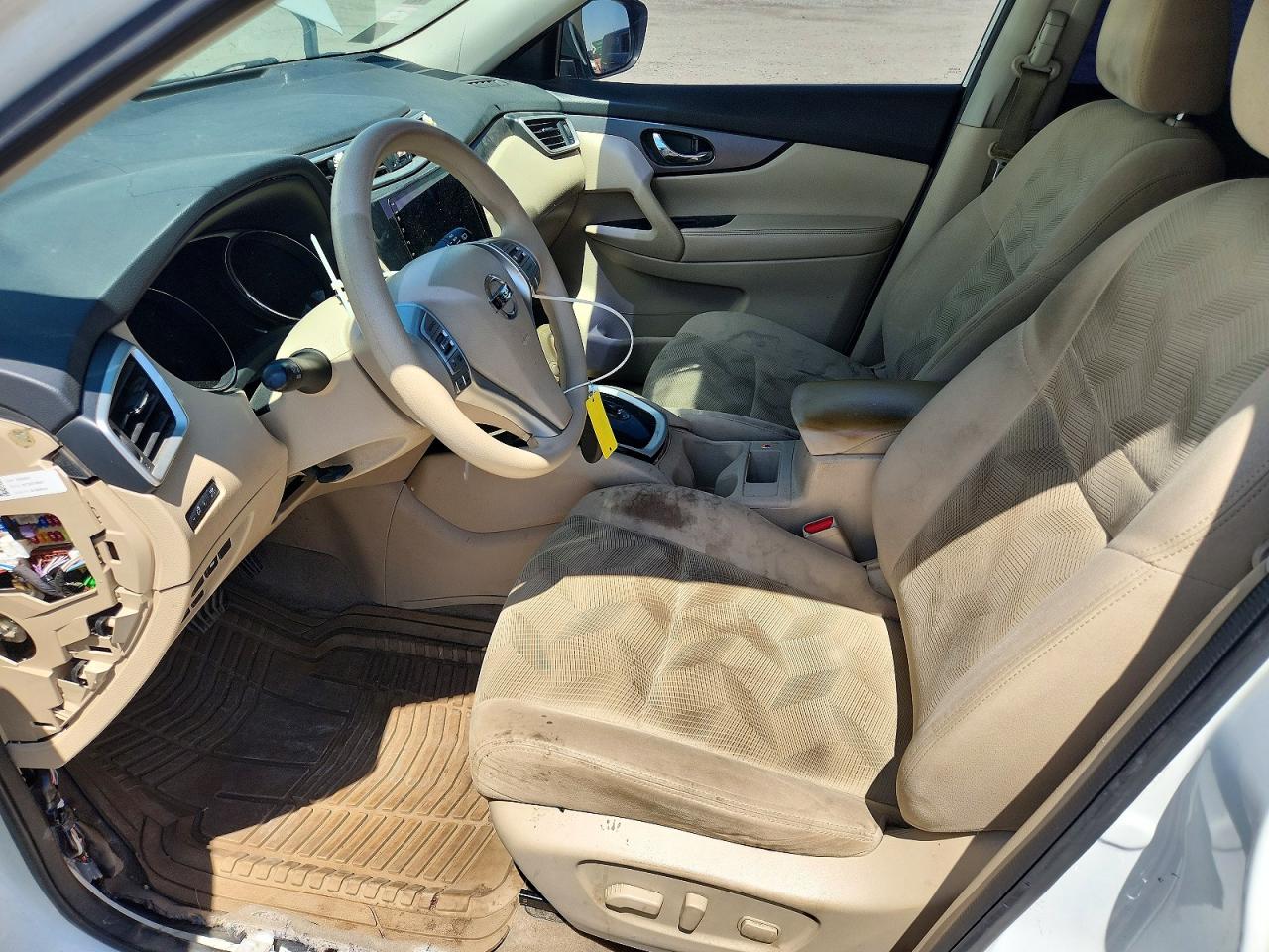 2014 Nissan Rogue Sv White vin: 5N1AT2MV1EC786311