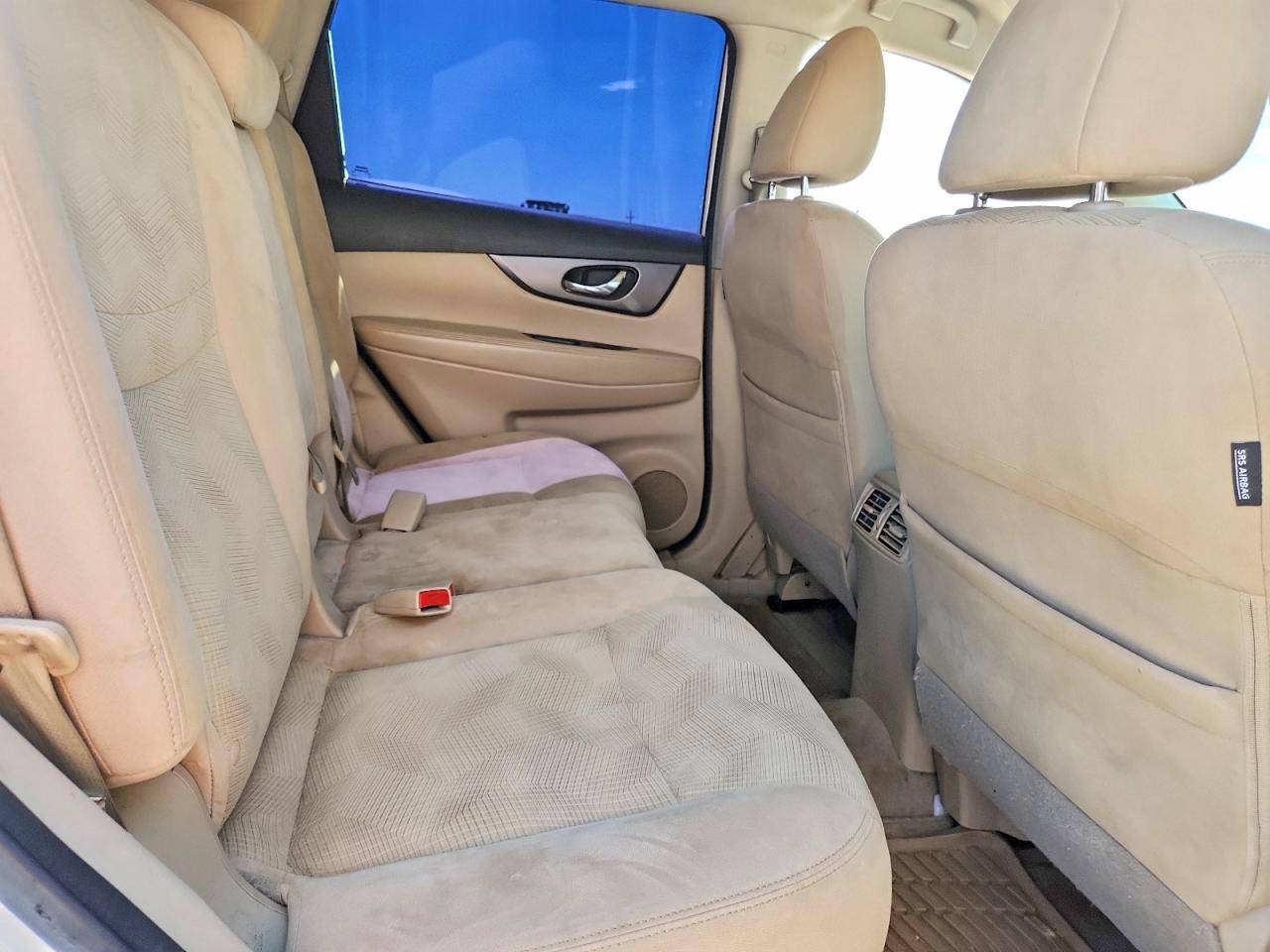 2014 Nissan Rogue Sv White vin: 5N1AT2MV1EC786311