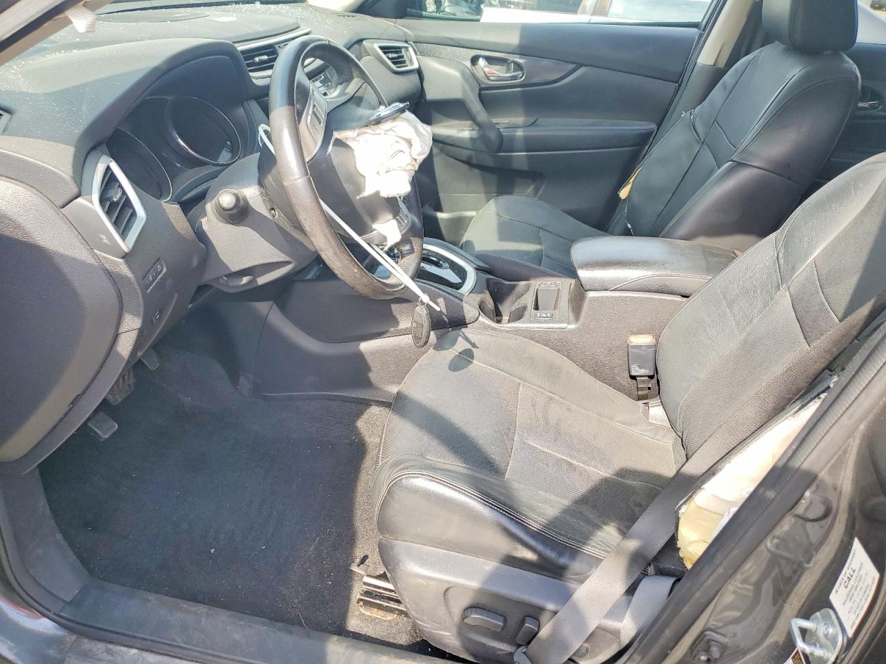 2014 Nissan Rogue Sl Gray vin: 5N1AT2MV1EC787054