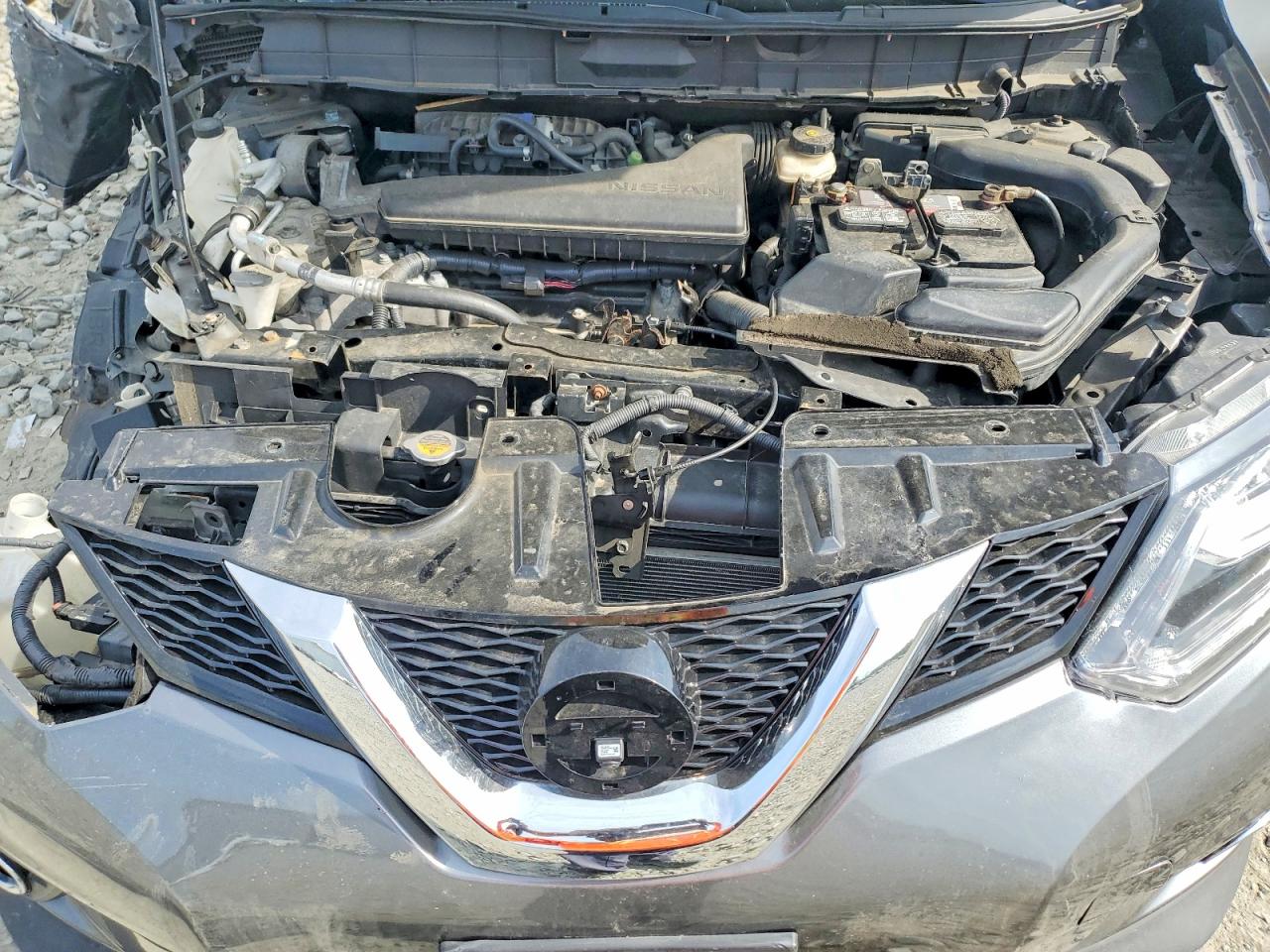 2014 Nissan Rogue Sl Gray vin: 5N1AT2MV1EC787054