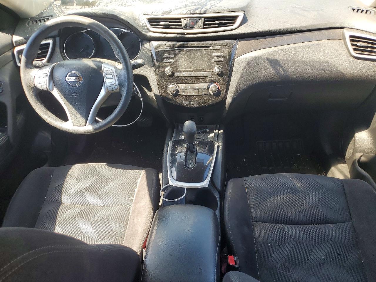 2014 Nissan Rogue S Silver vin: 5N1AT2MV1EC792335