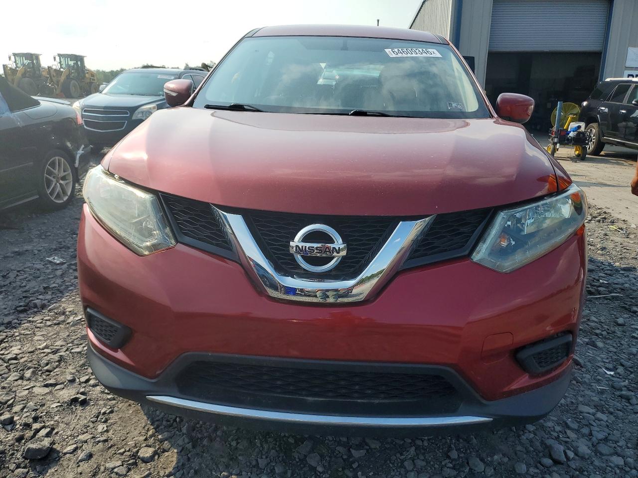 2014 Nissan Rogue S Красный vin: 5N1AT2MV1EC800921