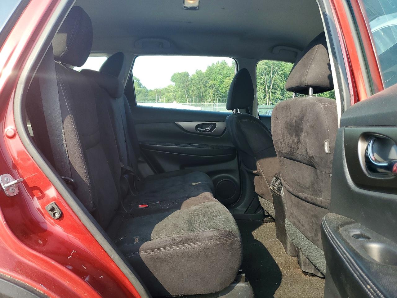 2014 Nissan Rogue S Красный vin: 5N1AT2MV1EC800921