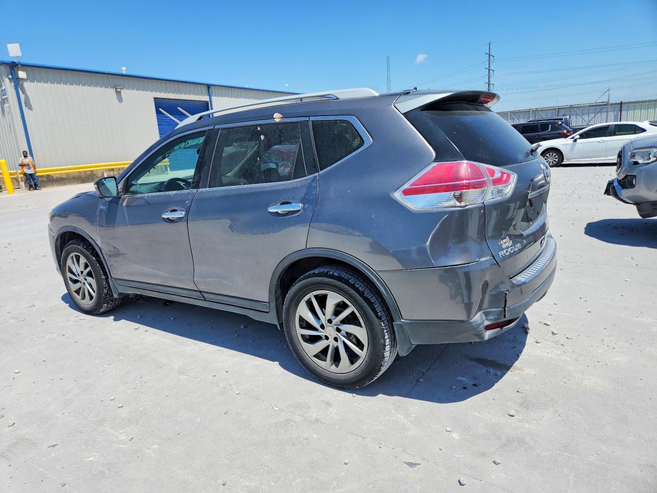 2014 Nissan Rogue Sl Silver vin: 5N1AT2MV1EC804564