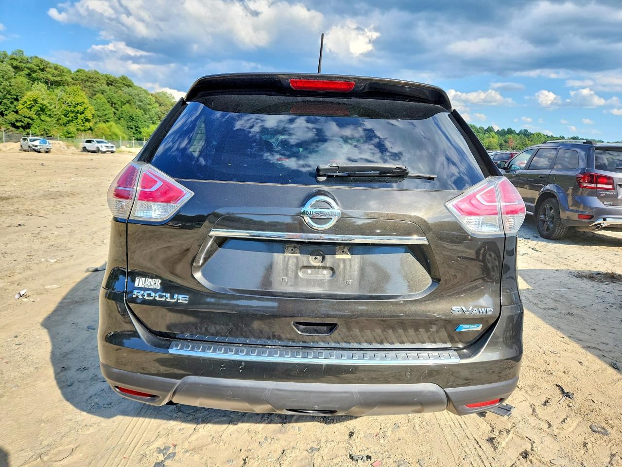2014 Nissan Rogue Sv Green vin: 5N1AT2MV1EC810350