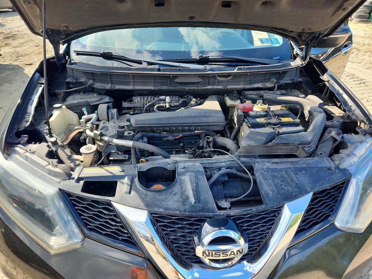 2014 Nissan Rogue Sv Green vin: 5N1AT2MV1EC810350