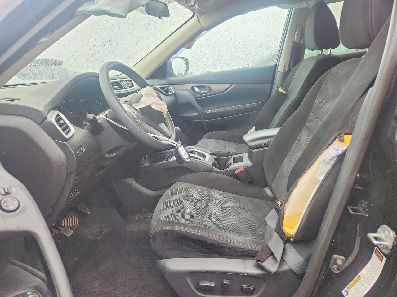 2014 Nissan Rogue Sv Black vin: 5N1AT2MV1EC840254