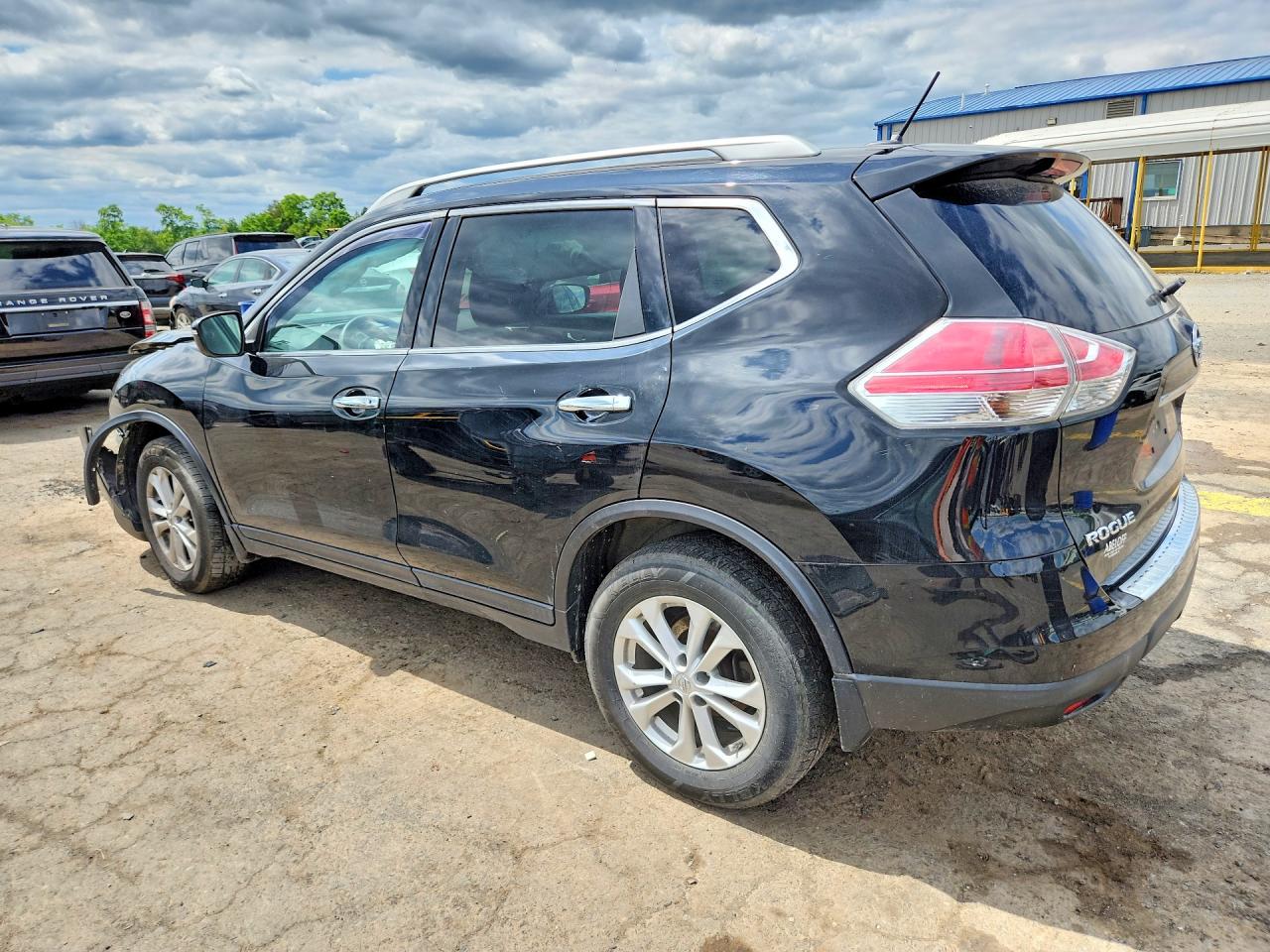 2014 Nissan Rogue Sv Black vin: 5N1AT2MV1EC840254