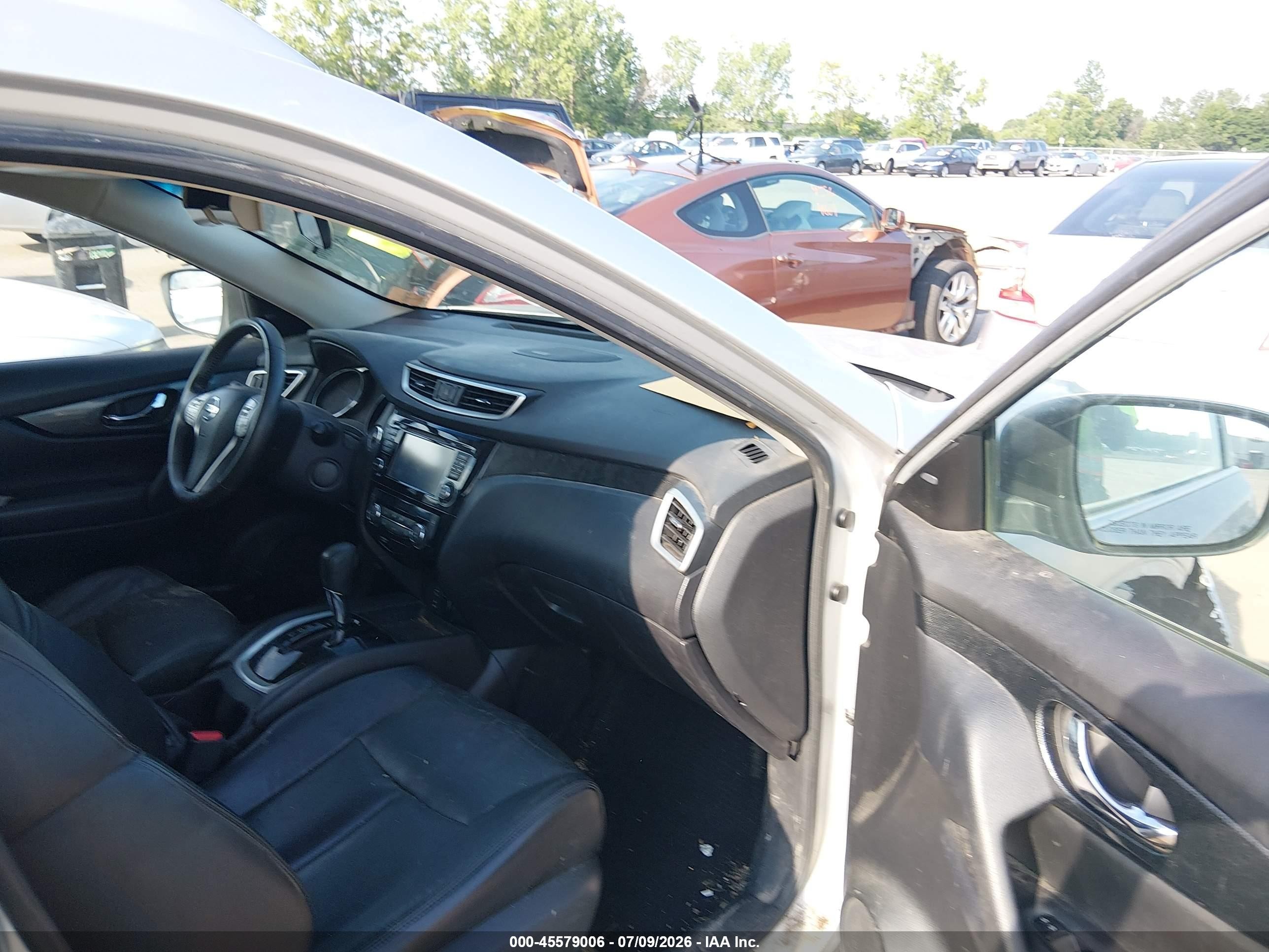 2014 Nissan Rogue Sl Silver vin: 5N1AT2MV1EC851013