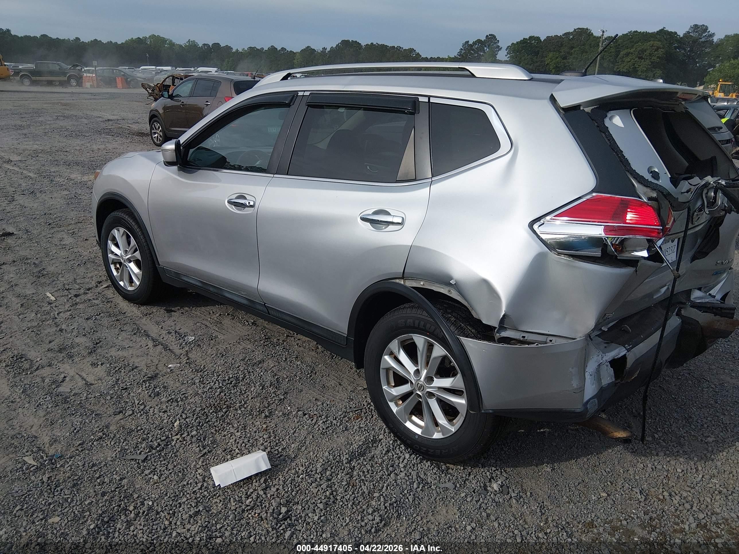 2014 Nissan Rogue Sv Gray vin: 5N1AT2MV1EC859712