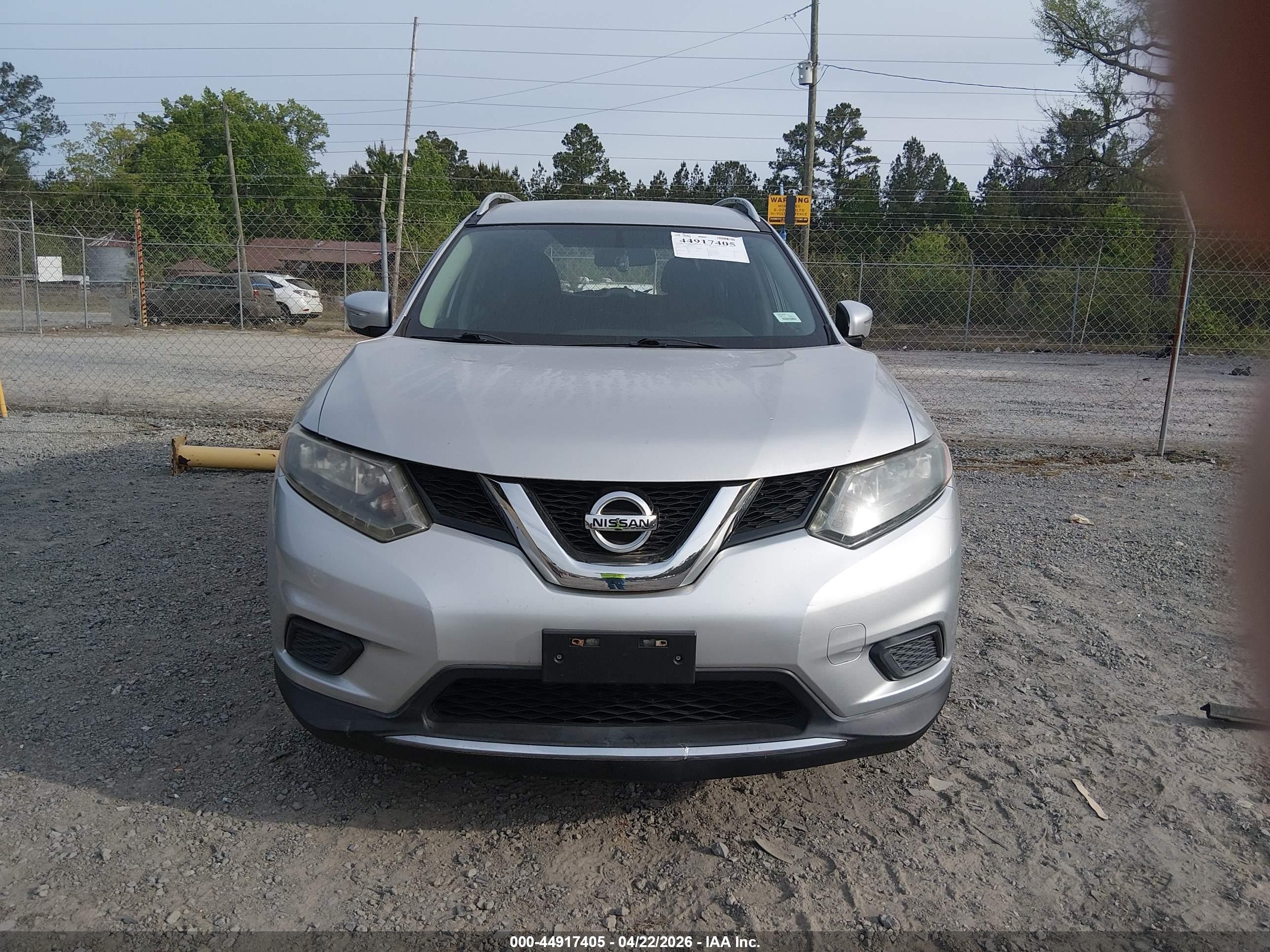 2014 Nissan Rogue Sv Gray vin: 5N1AT2MV1EC859712
