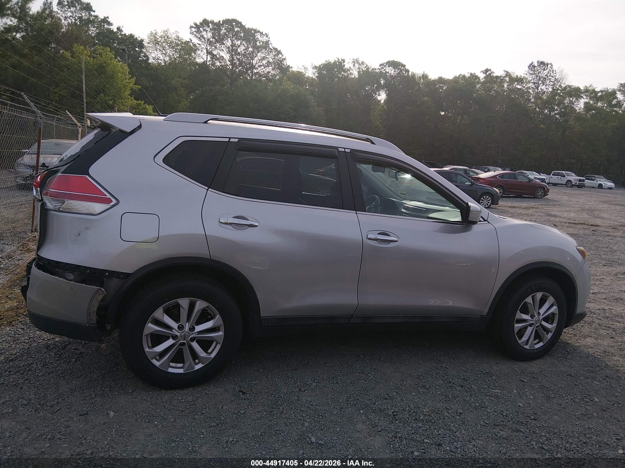 2014 Nissan Rogue Sv Gray vin: 5N1AT2MV1EC859712
