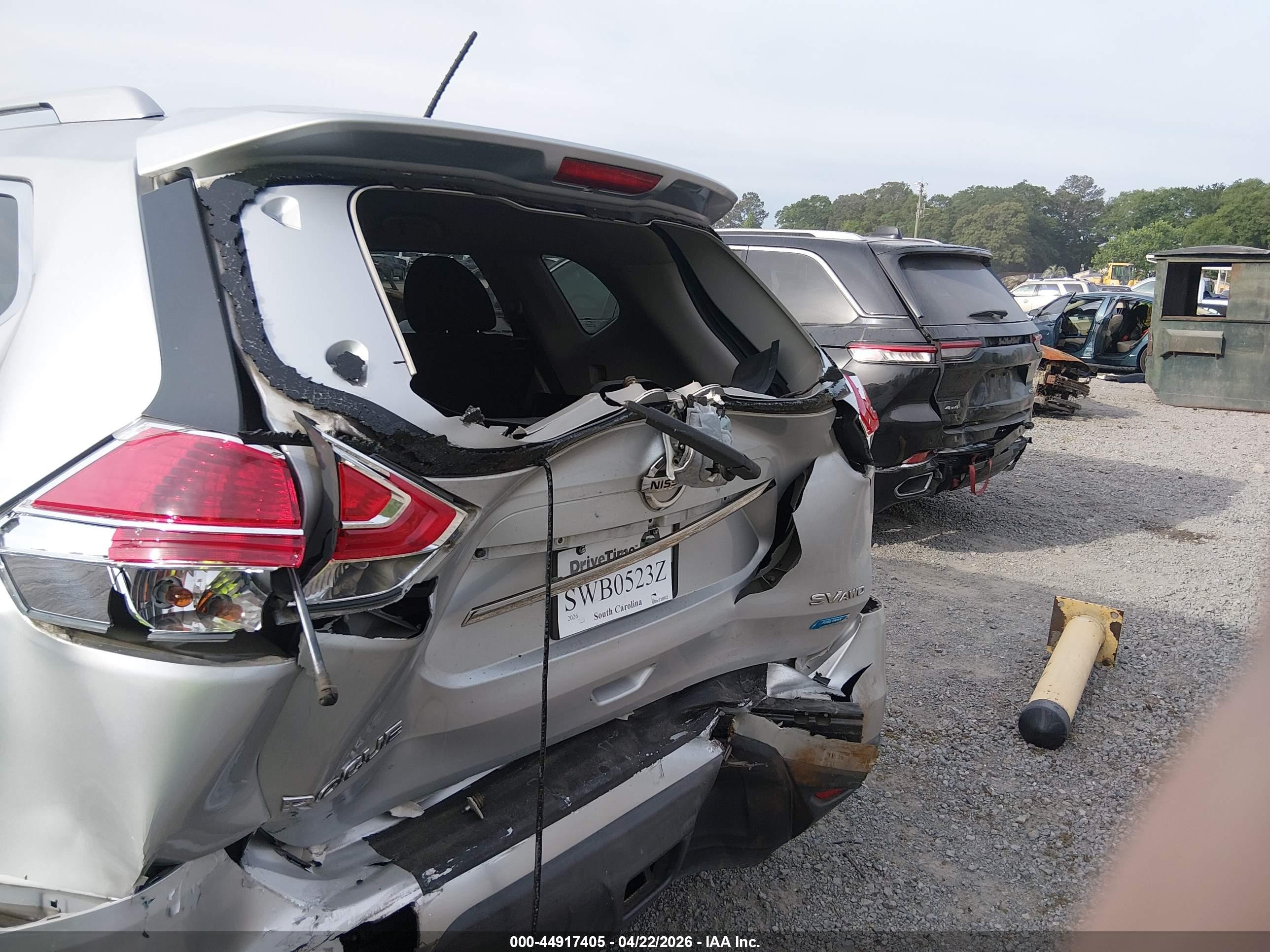 2014 Nissan Rogue Sv Gray vin: 5N1AT2MV1EC859712