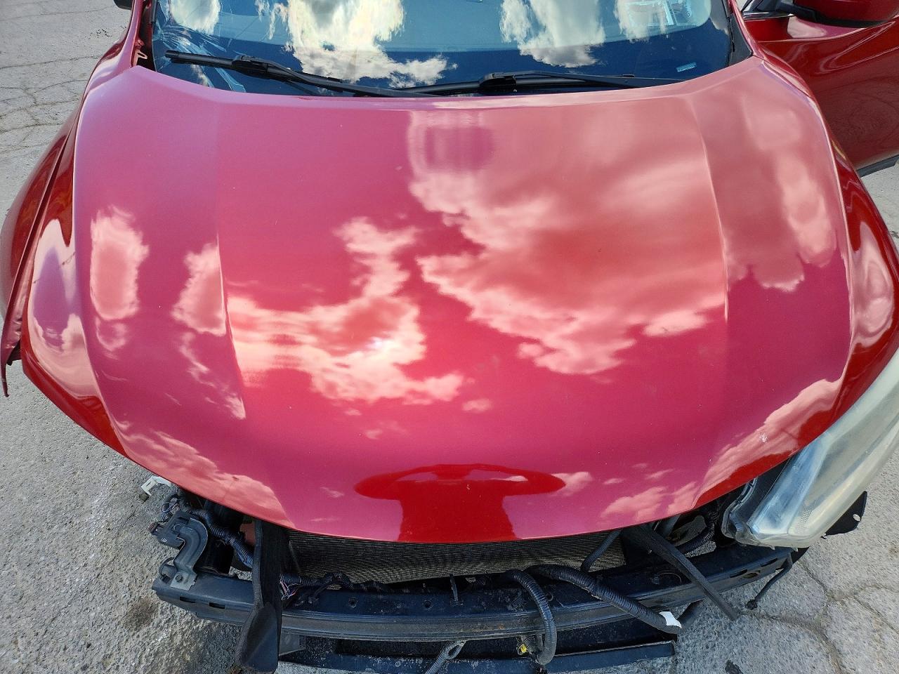 2014 Nissan Rogue Sv Red vin: 5N1AT2MV1EC868250
