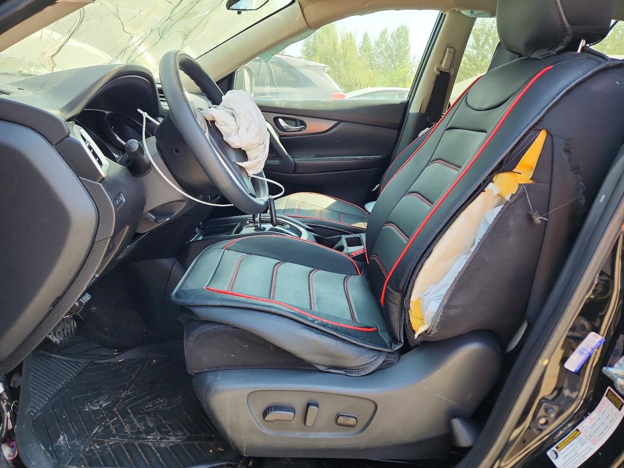 2014 Nissan Rogue Sv Black vin: 5N1AT2MV1EC868278