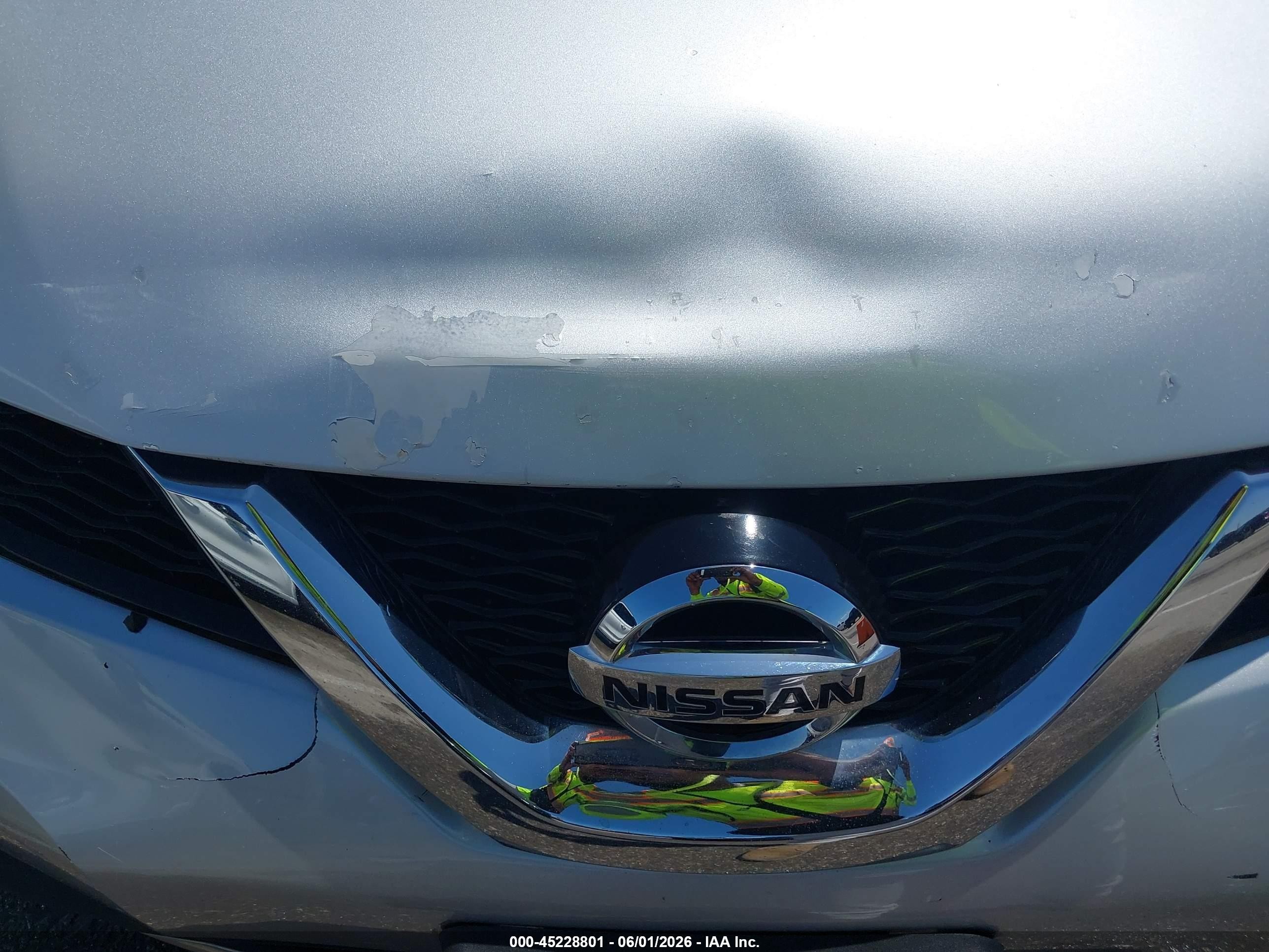 2014 Nissan Rogue Sv Gray vin: 5N1AT2MV1EC872749
