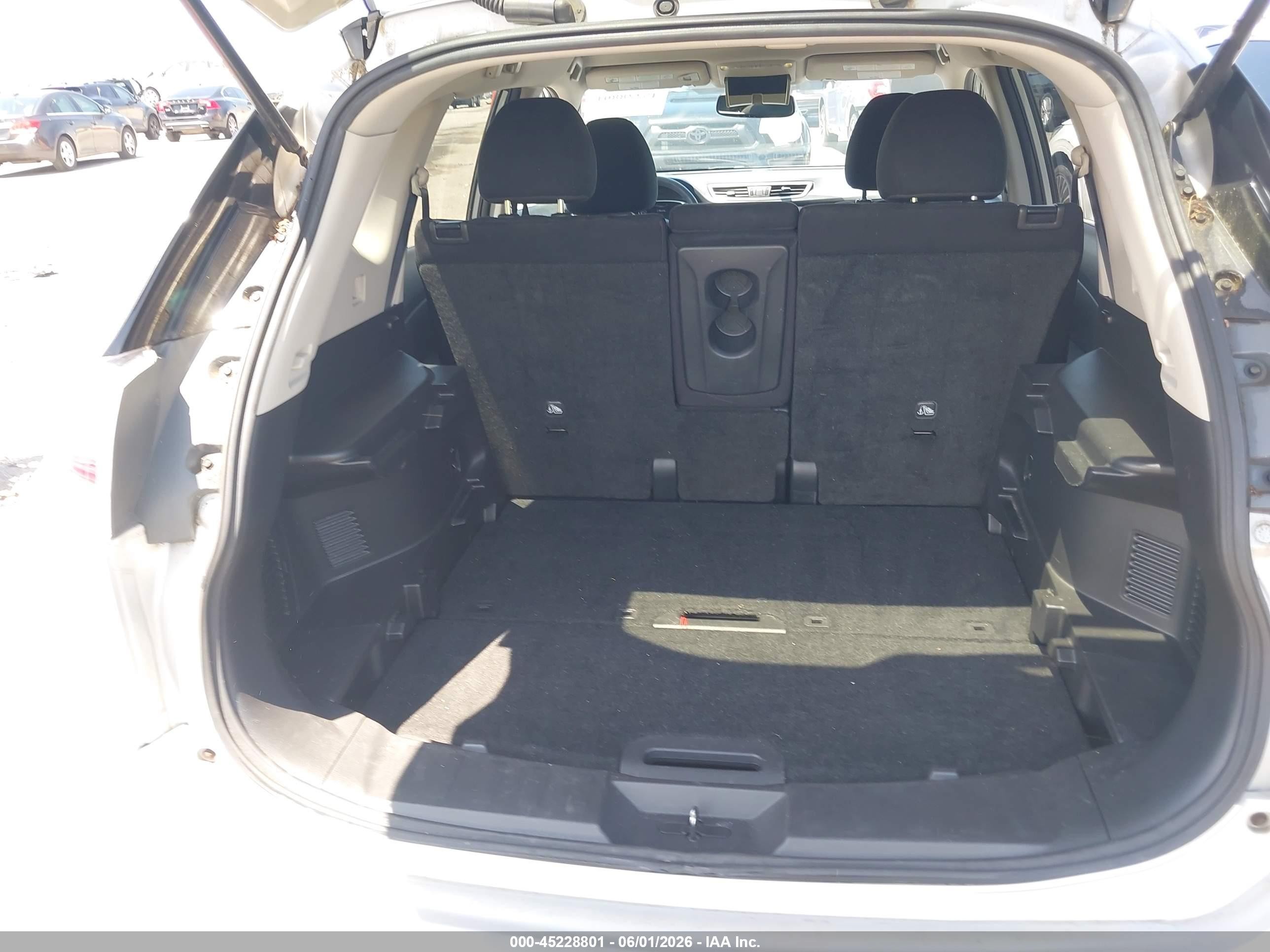 2014 Nissan Rogue Sv Gray vin: 5N1AT2MV1EC872749