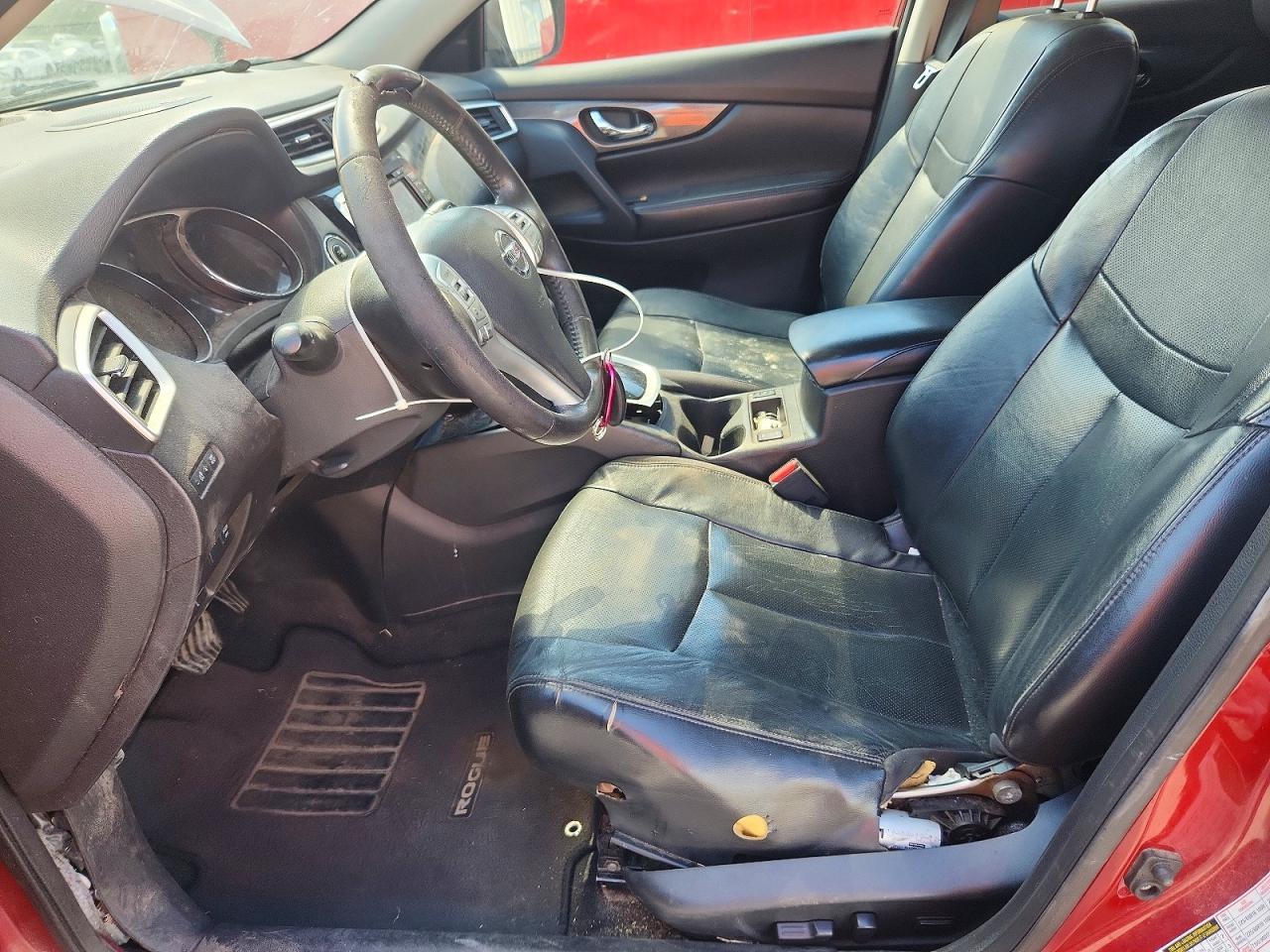 2015 Nissan Rogue Sl Красный vin: 5N1AT2MV1FC784950
