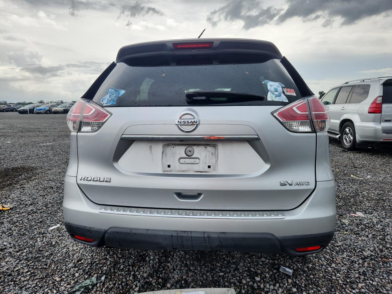 2015 Nissan Rogue Sv Gray vin: 5N1AT2MV1FC811029