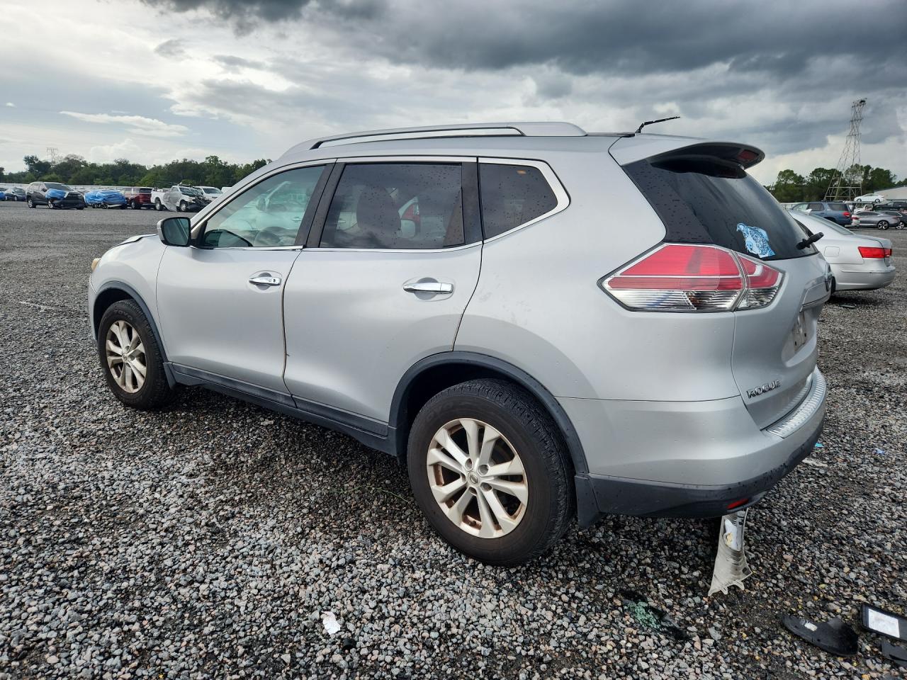 2015 Nissan Rogue Sv Gray vin: 5N1AT2MV1FC811029