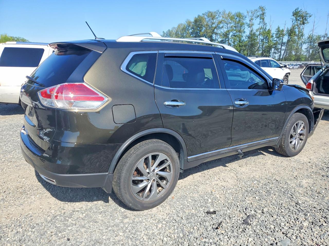 2015 Nissan Rogue Sl Charcoal vin: 5N1AT2MV1FC813539