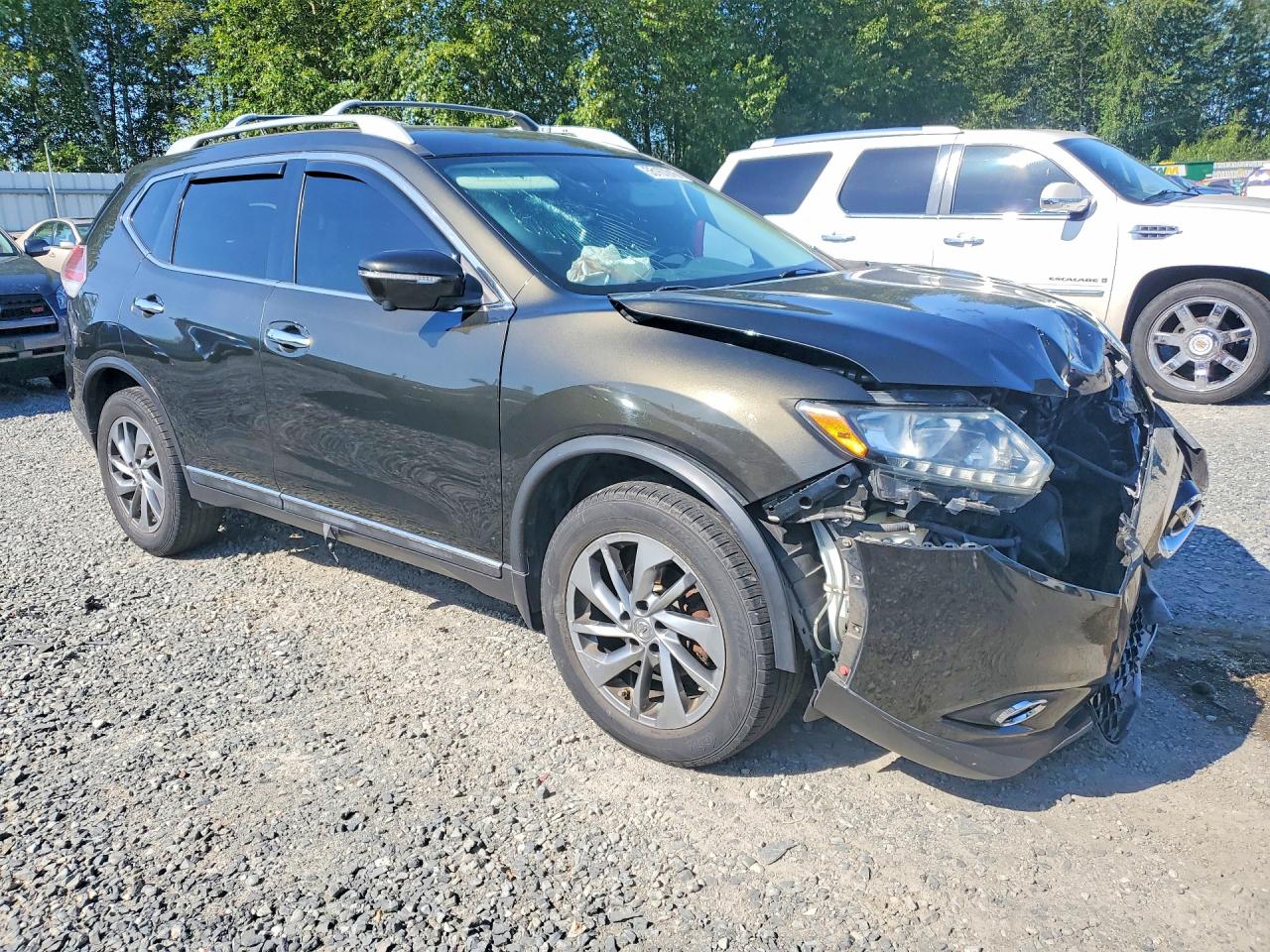 2015 Nissan Rogue Sl Charcoal vin: 5N1AT2MV1FC813539