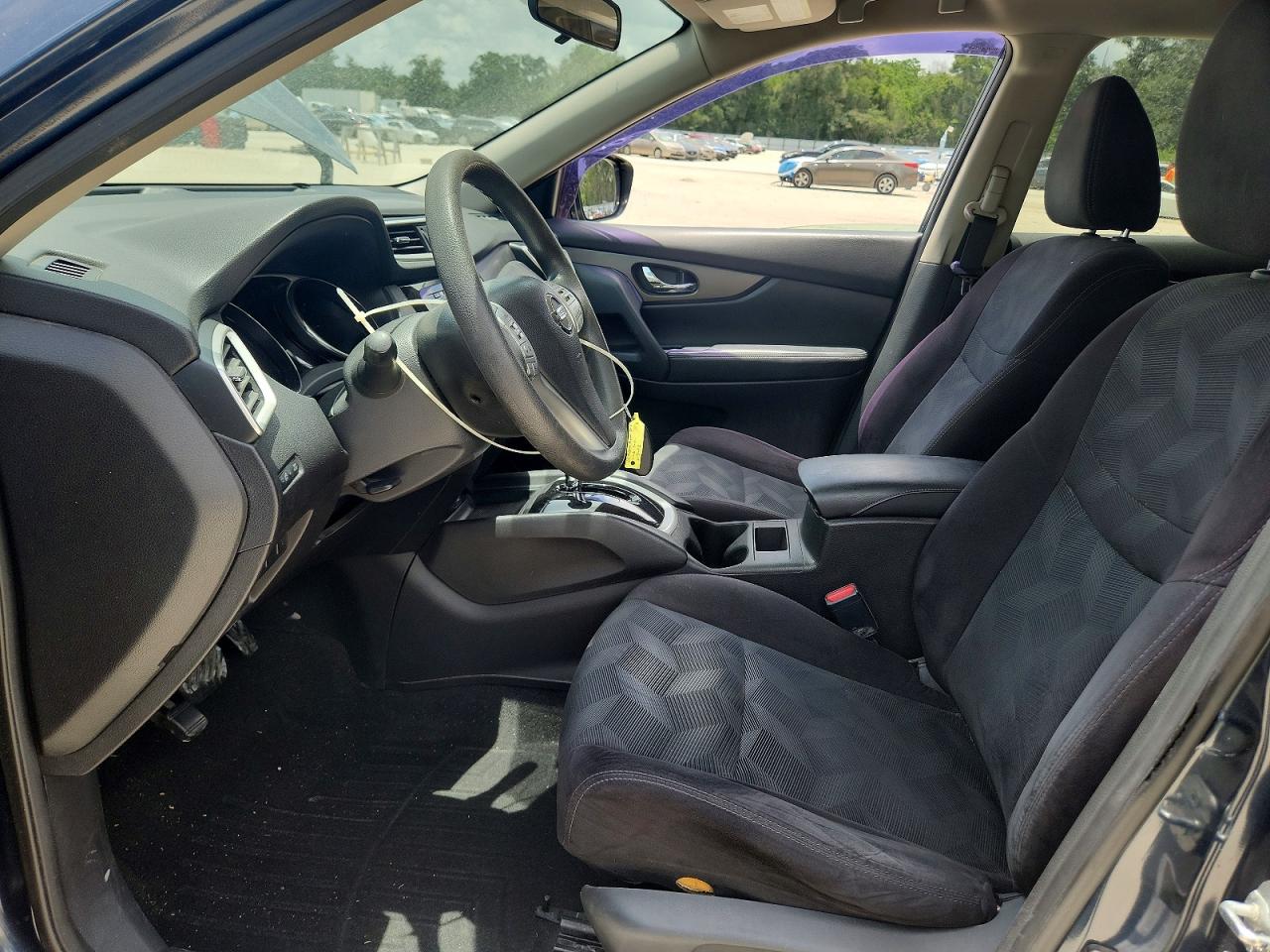 2015 Nissan Rogue Sv Blue vin: 5N1AT2MV1FC823942