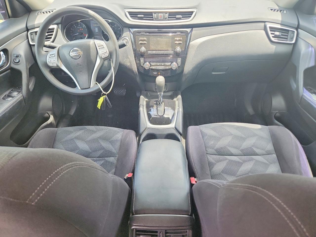 2015 Nissan Rogue Sv Blue vin: 5N1AT2MV1FC823942