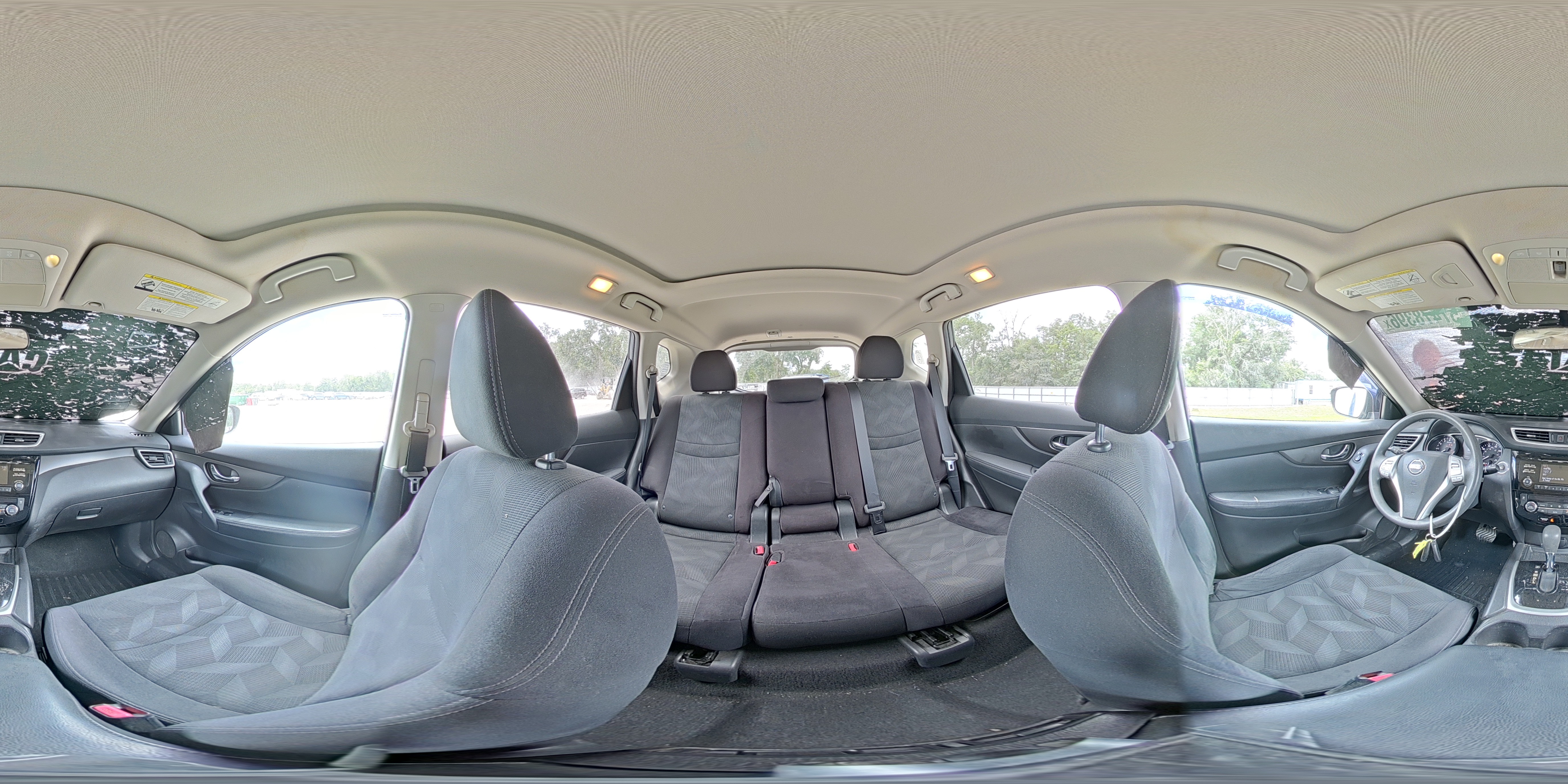 2015 Nissan Rogue Sv Blue vin: 5N1AT2MV1FC823942
